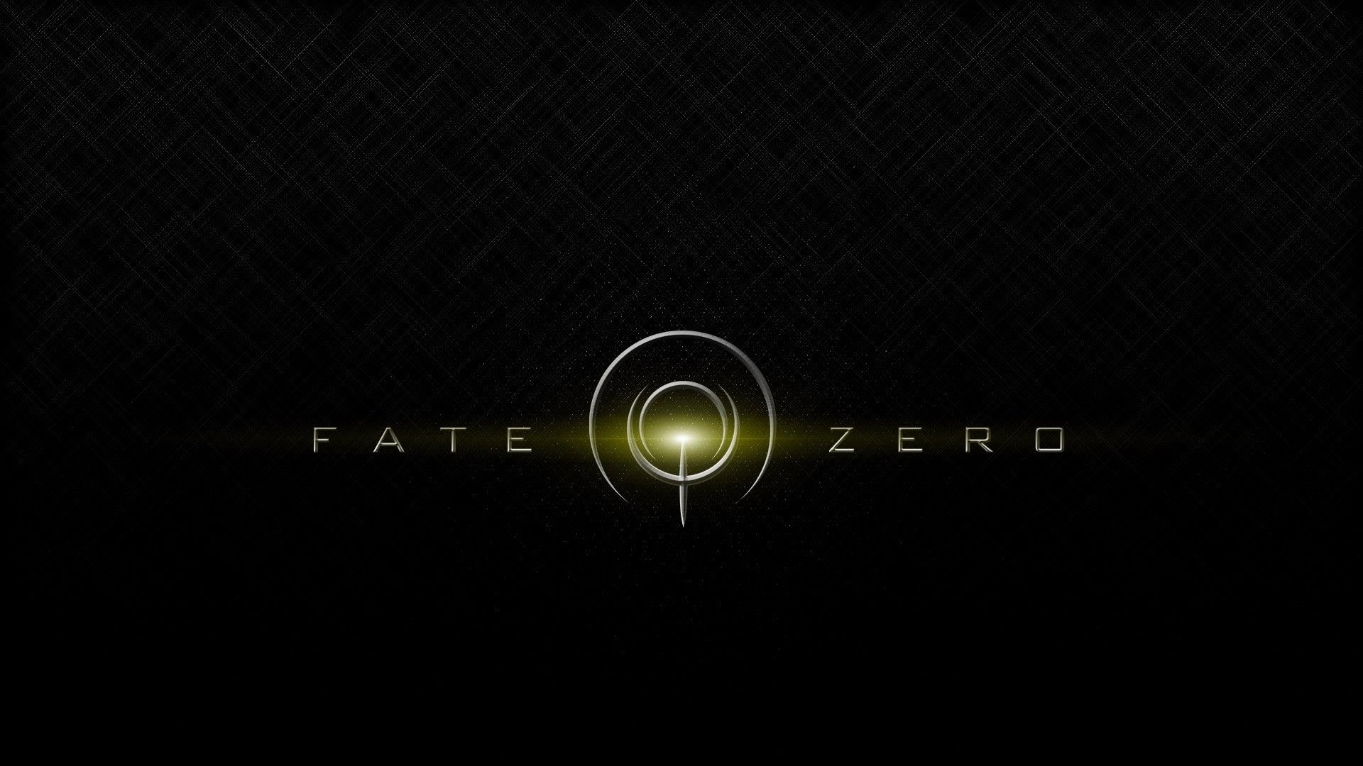 Fate Zero logo on black background HD Wallpaper