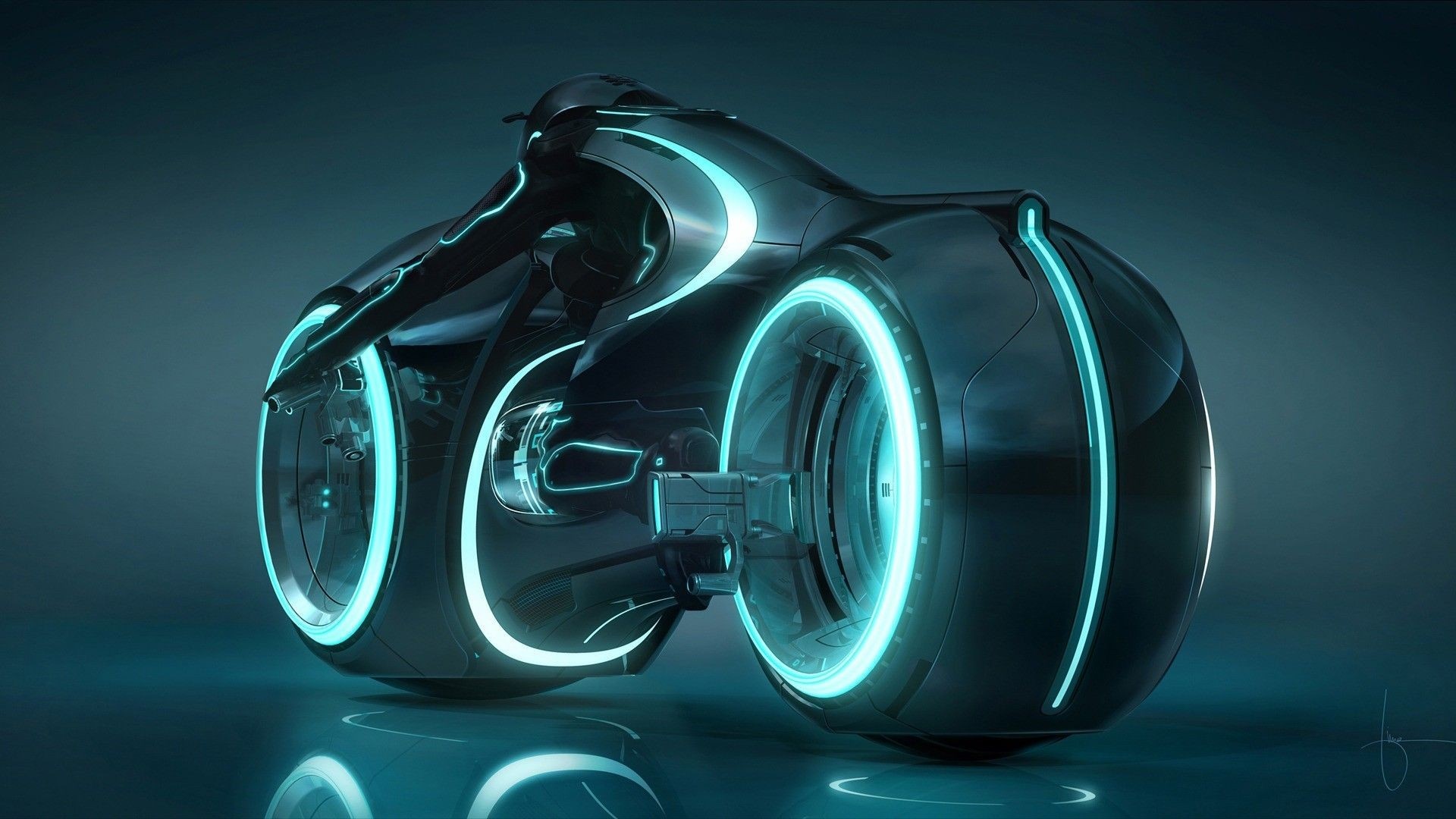Tron Light Cycle HD Wallpaper