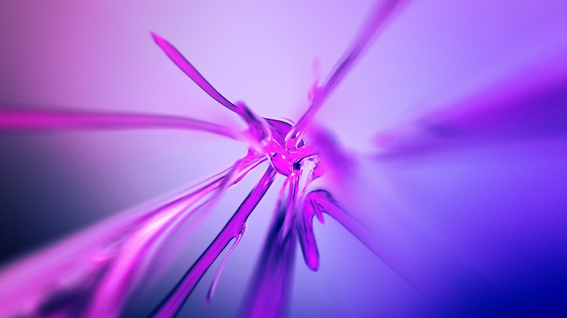 Abstract purple and pink liquid explosion HD Wallpaper