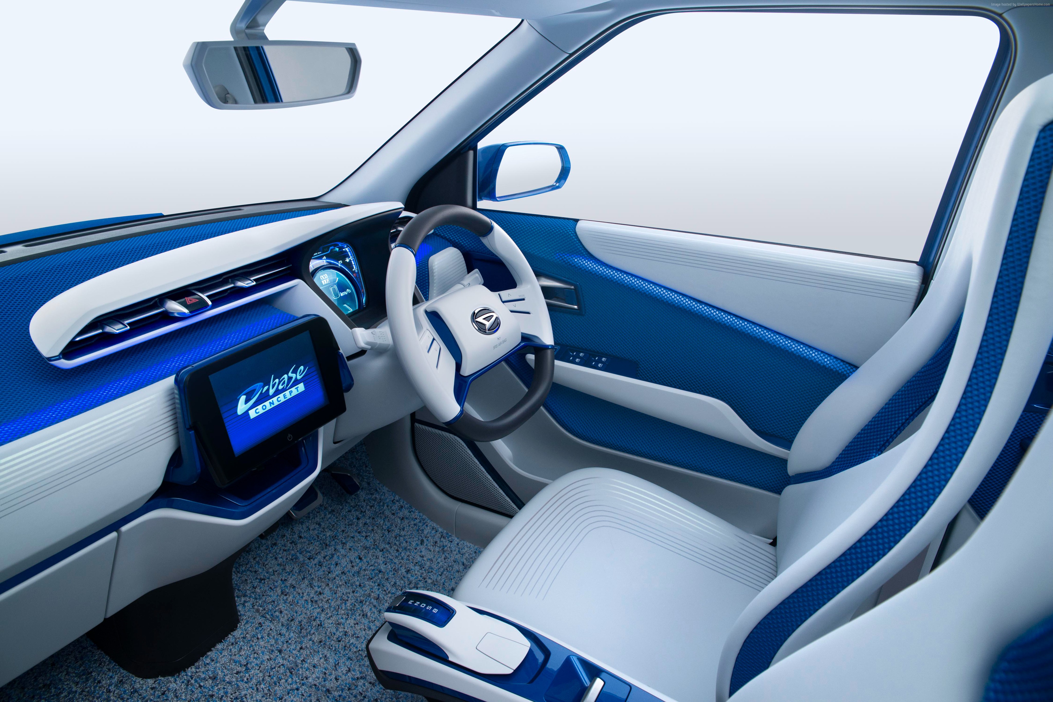 Daihatsu D-Base Concept car interior HD Wallpaper