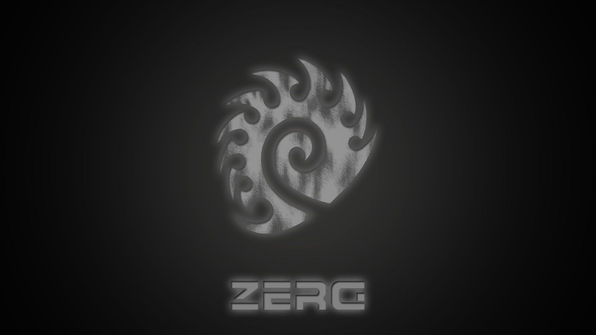 Zergs logo from Starcraft II HD Wallpaper