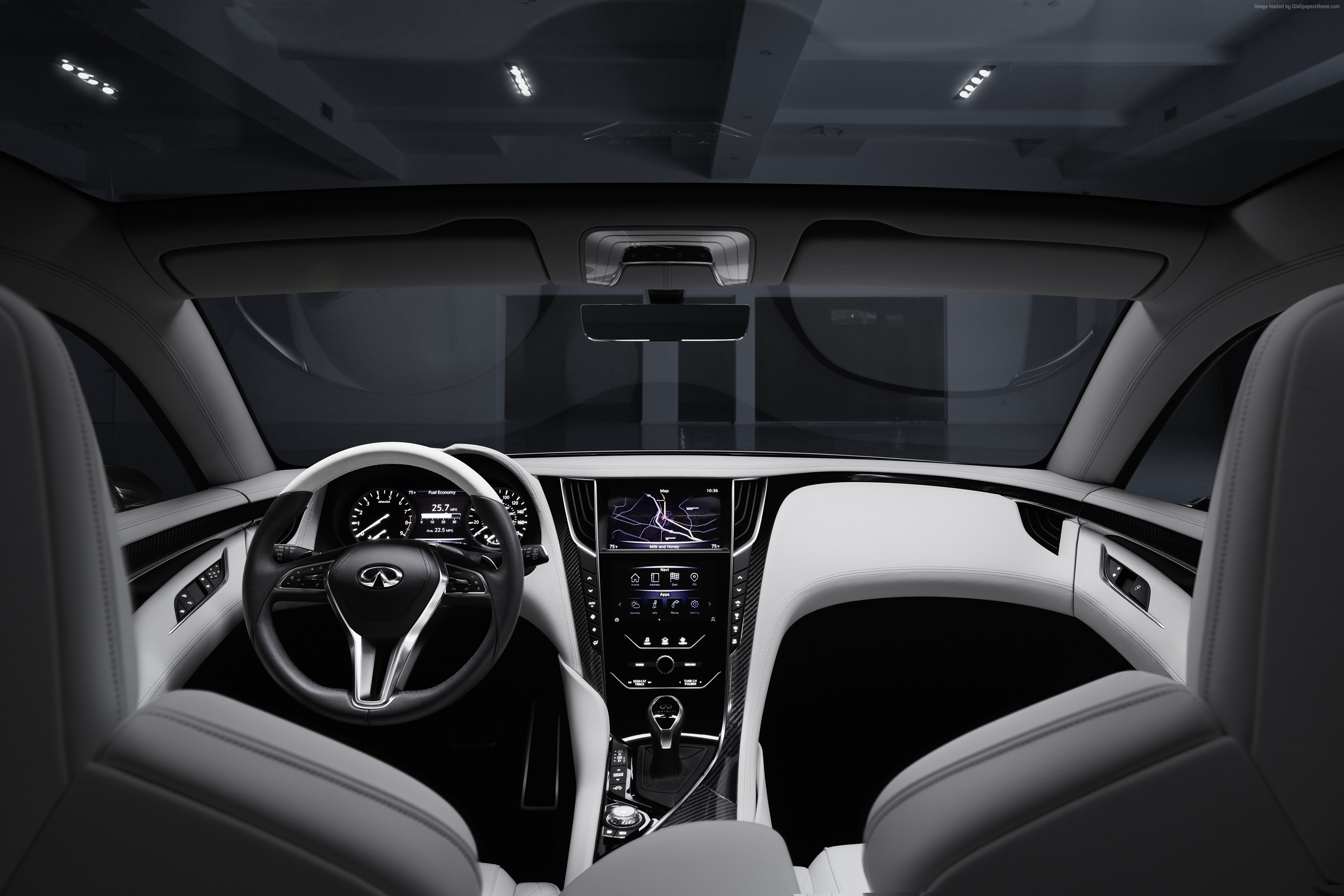 Infiniti Q60 Concept Car Interior HD Wallpaper