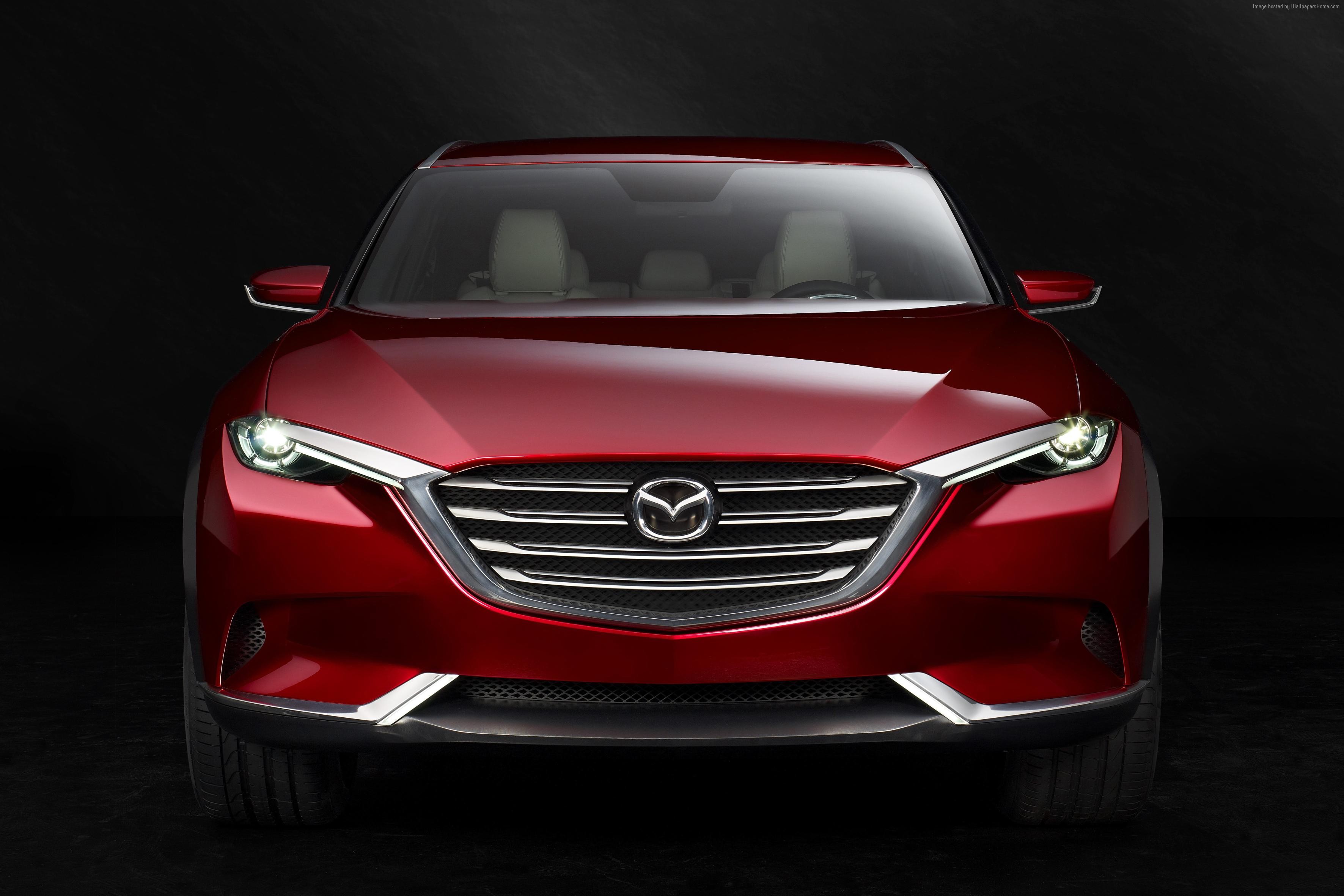 Red Mazda Koeru Crossover Concept Car HD Wallpaper