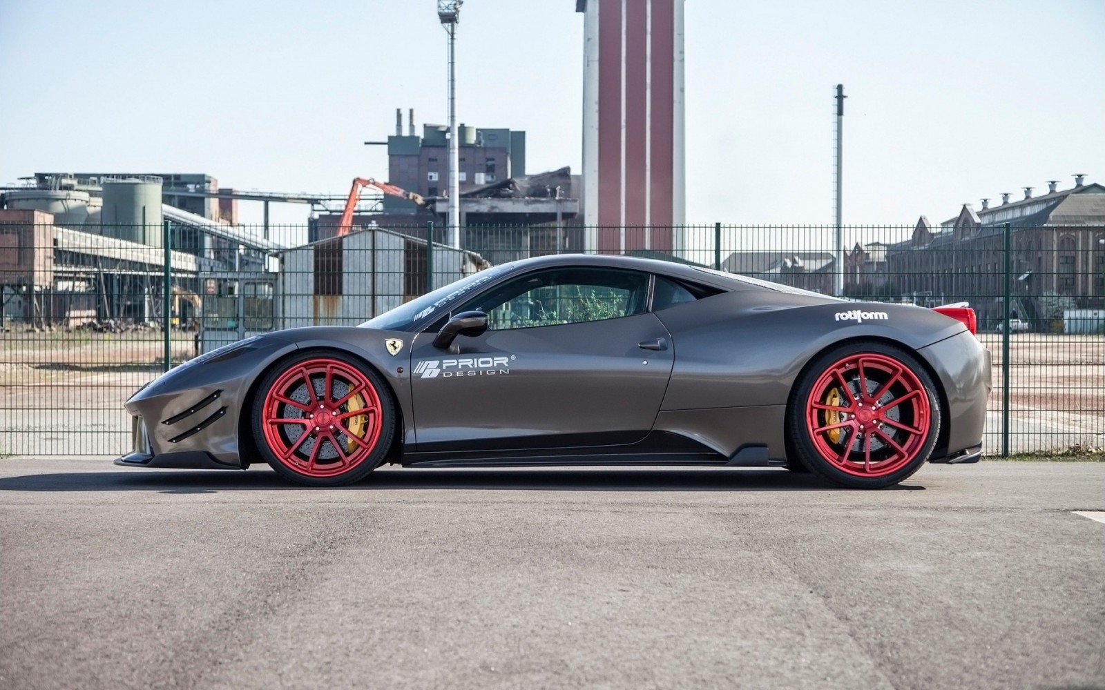 Ferrari 458 Italia PD458 by Prior Design with Rotiform wheels HD Wallpaper