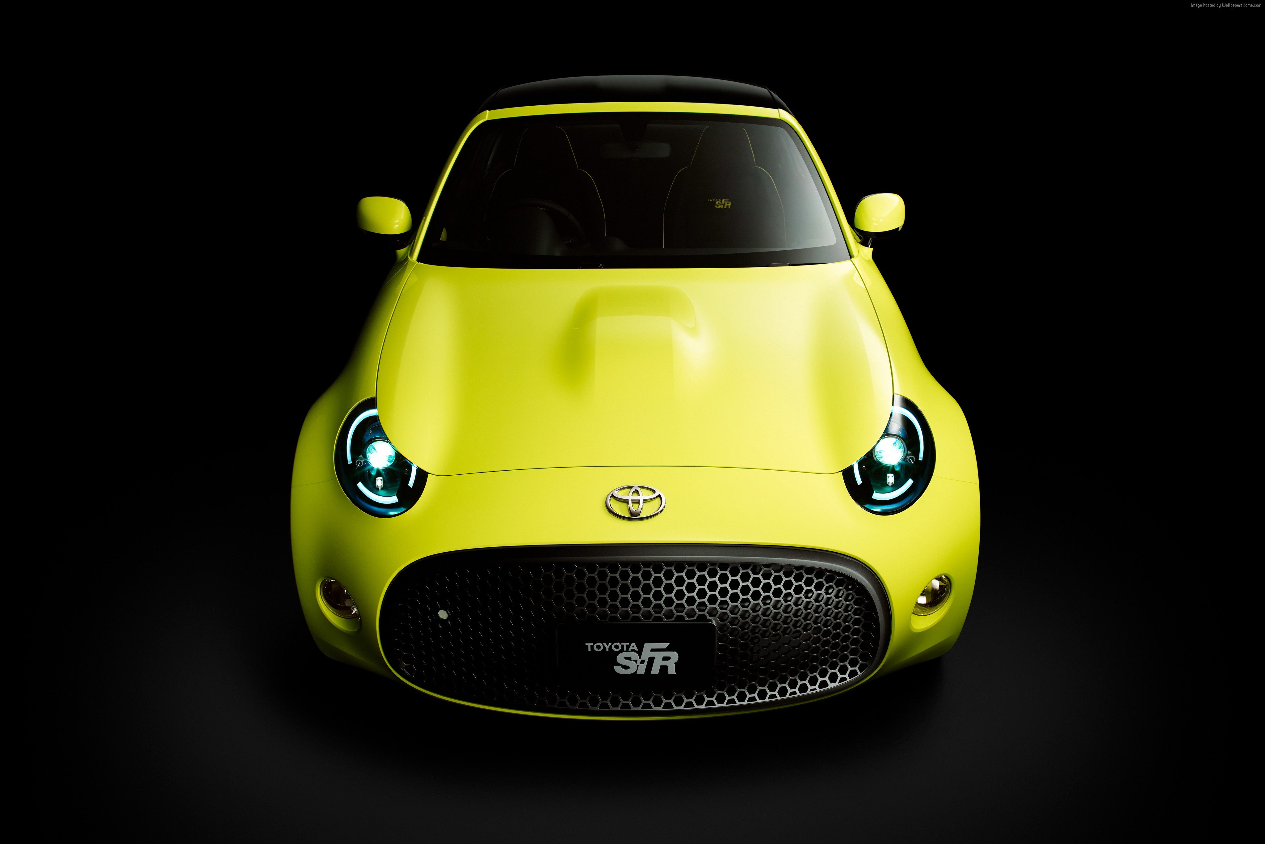 Toyota S-FR sports car front view HD Wallpaper
