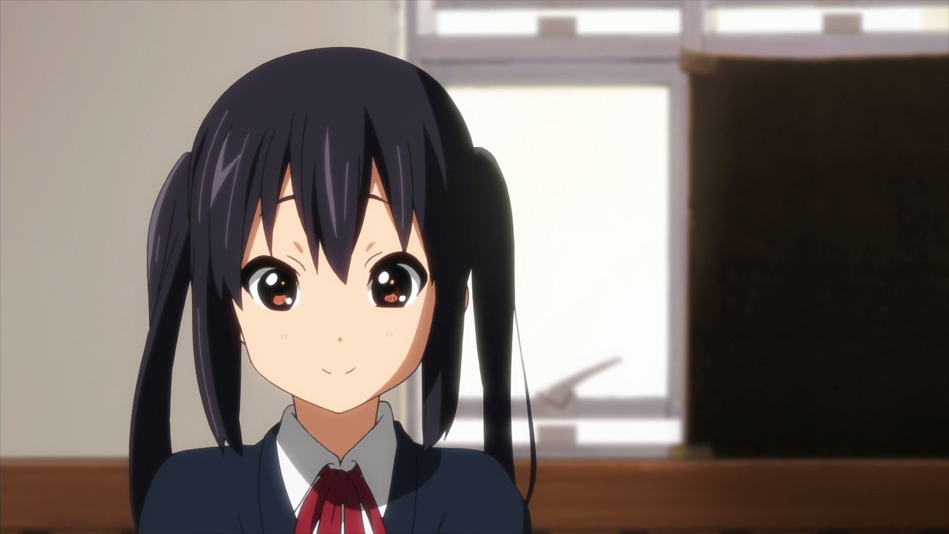 Azusa Nakano from K-On! anime screenshot HD Wallpaper