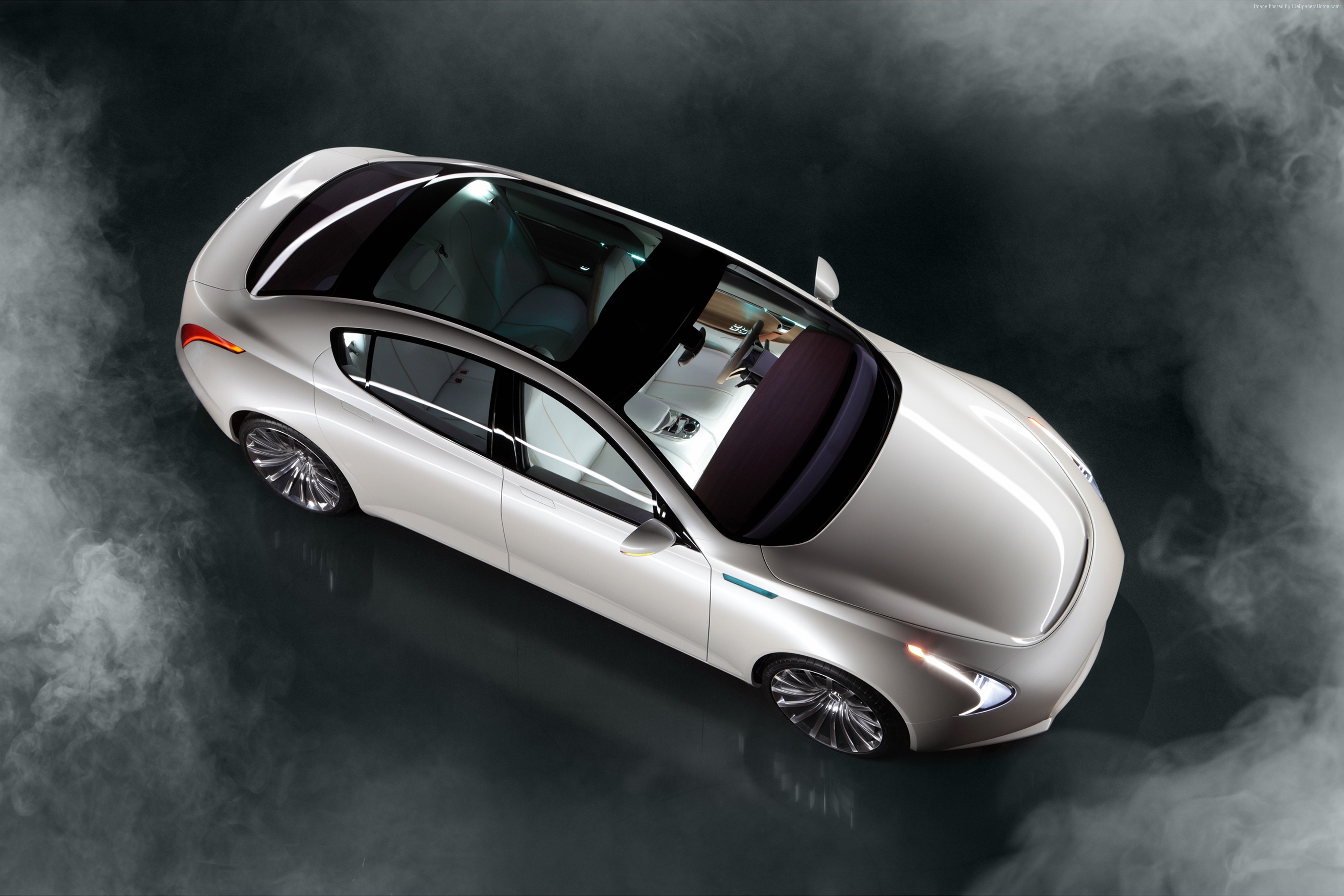 Thunder Power Sedan electric luxury car HD Wallpaper