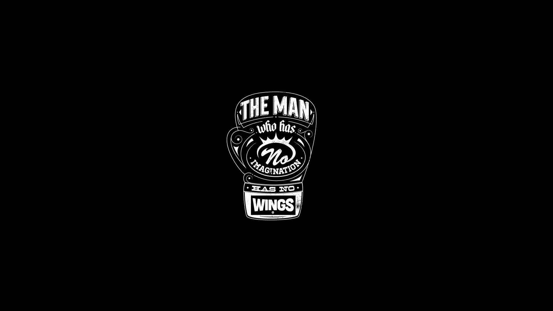 The Man Who Has No Imagination Has No Wings Quote HD Wallpaper