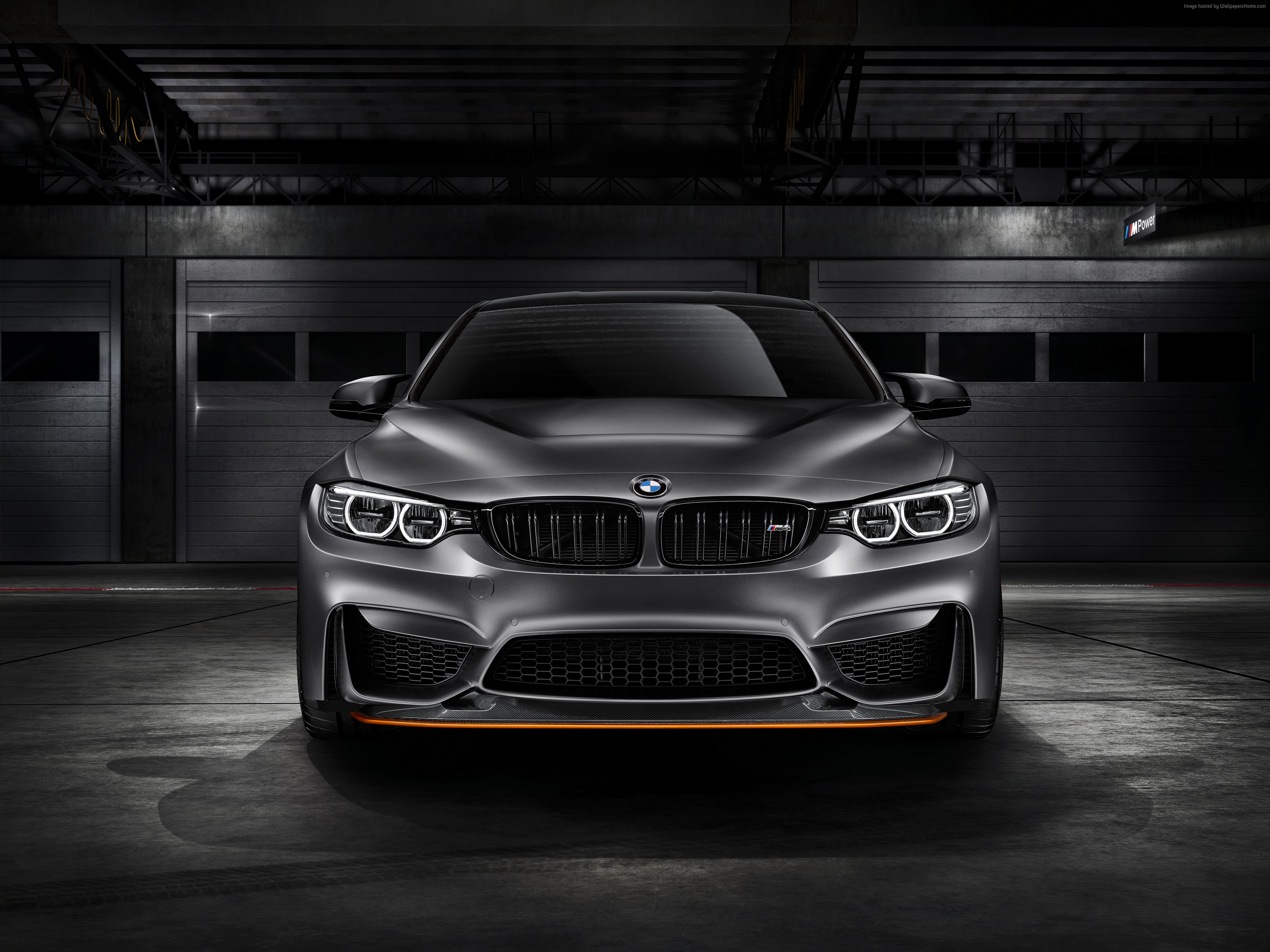 BMW M4 GTS in a garage HD Wallpaper
