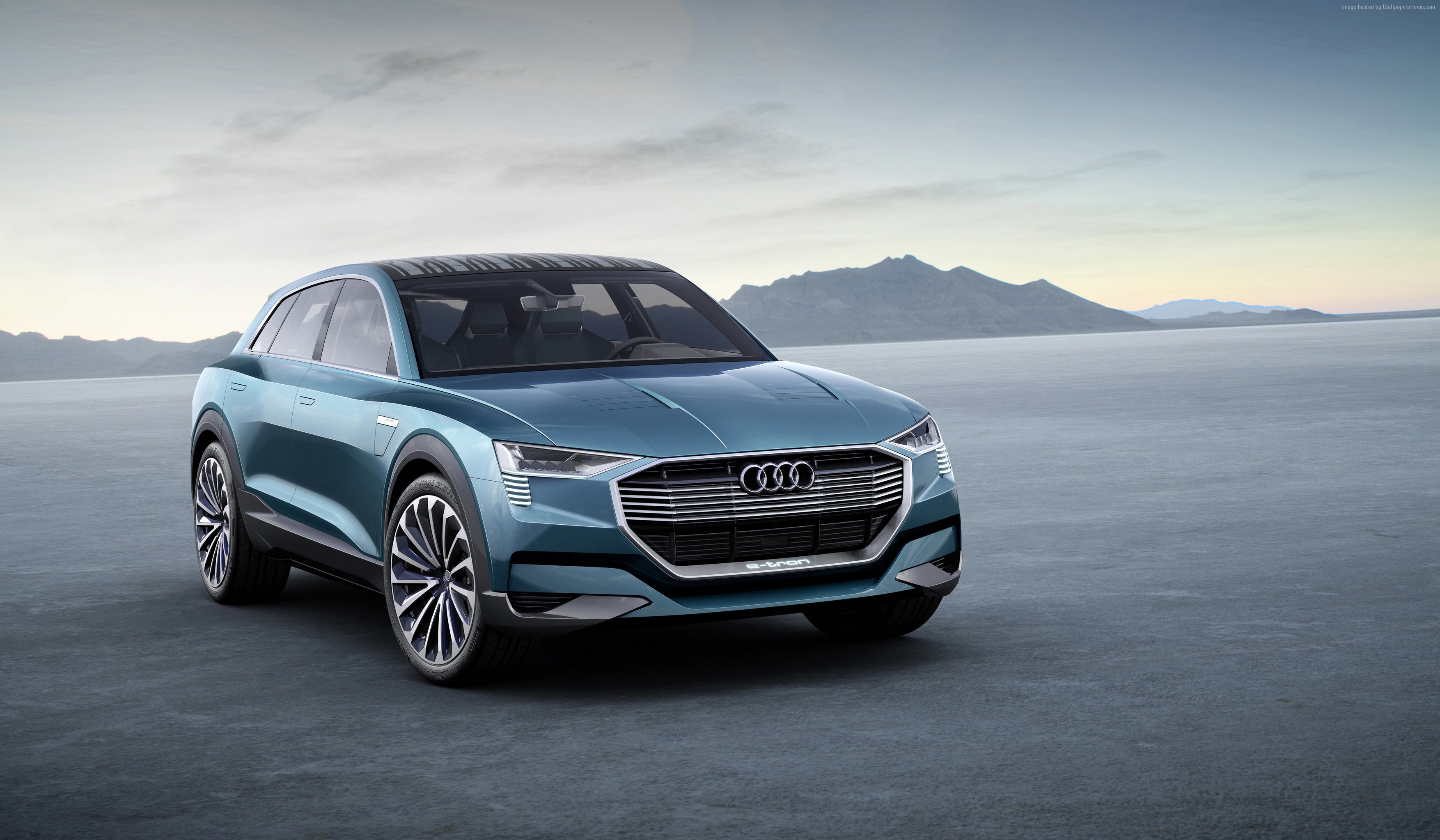 Audi e-tron quattro electric SUV concept car HD Wallpaper