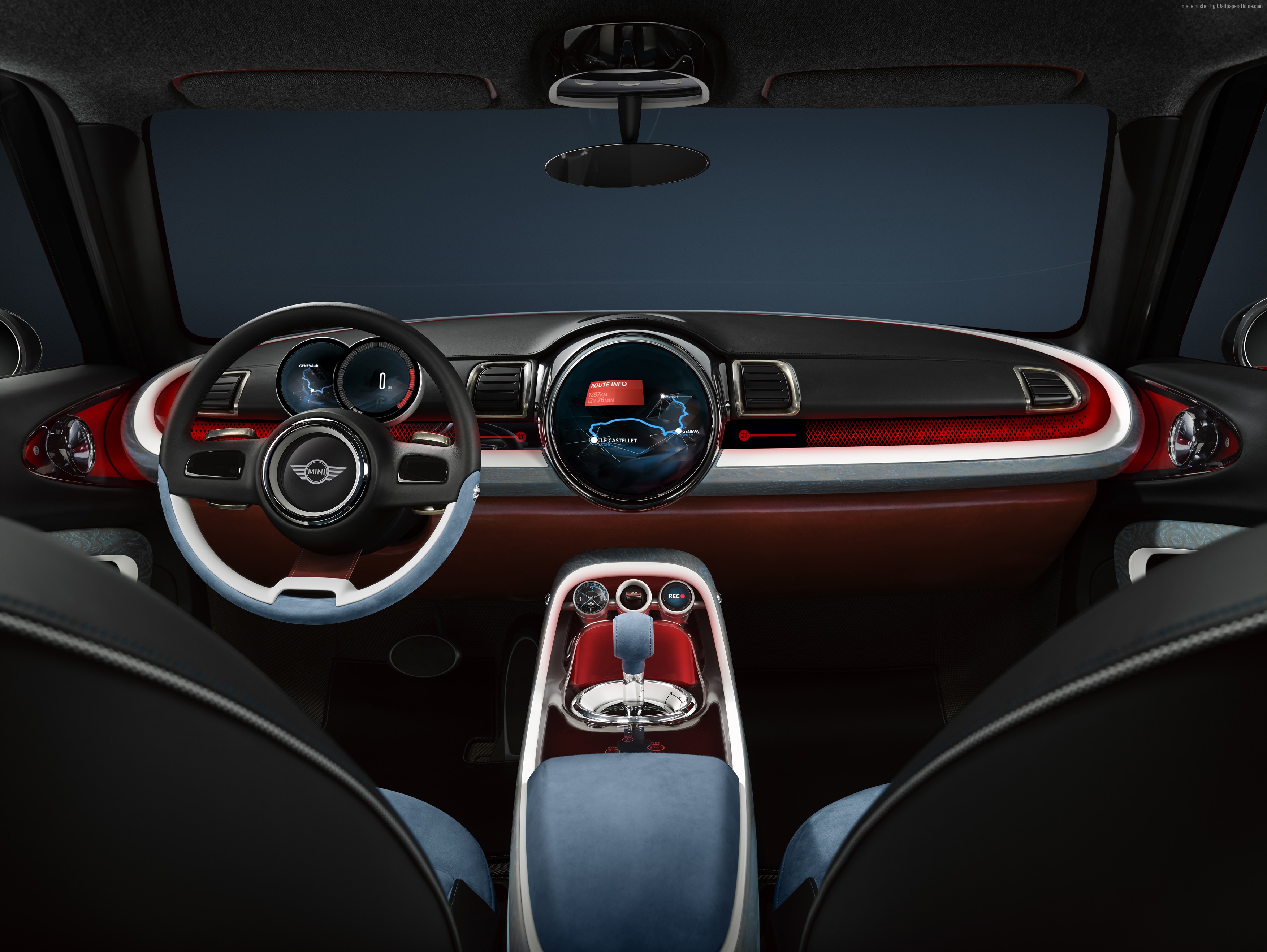 MINI Clubman Estate Interior at Frankfurt 2015 HD Wallpaper
