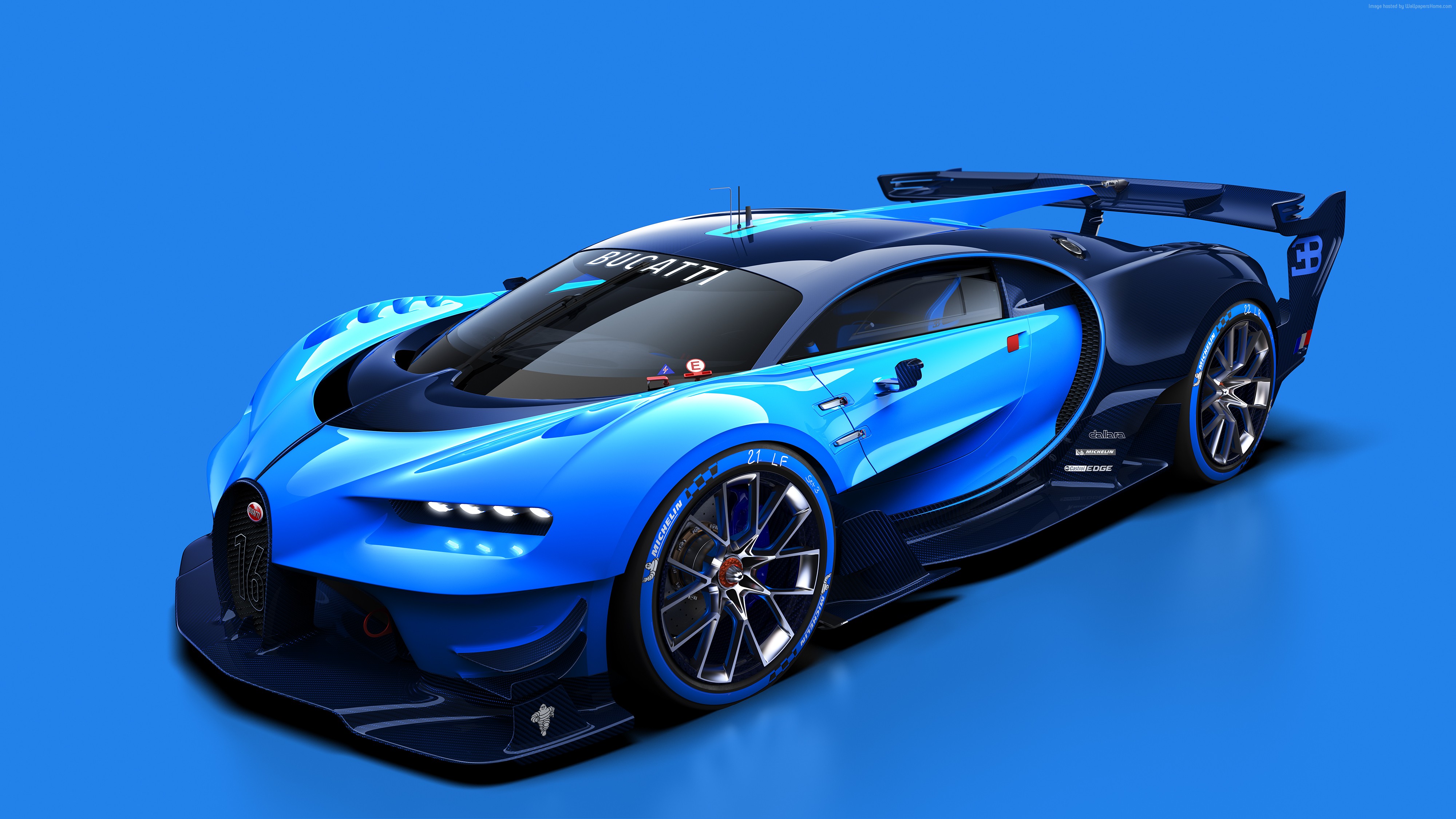 Bugatti Vision Gran Turismo Concept Car HD Wallpaper