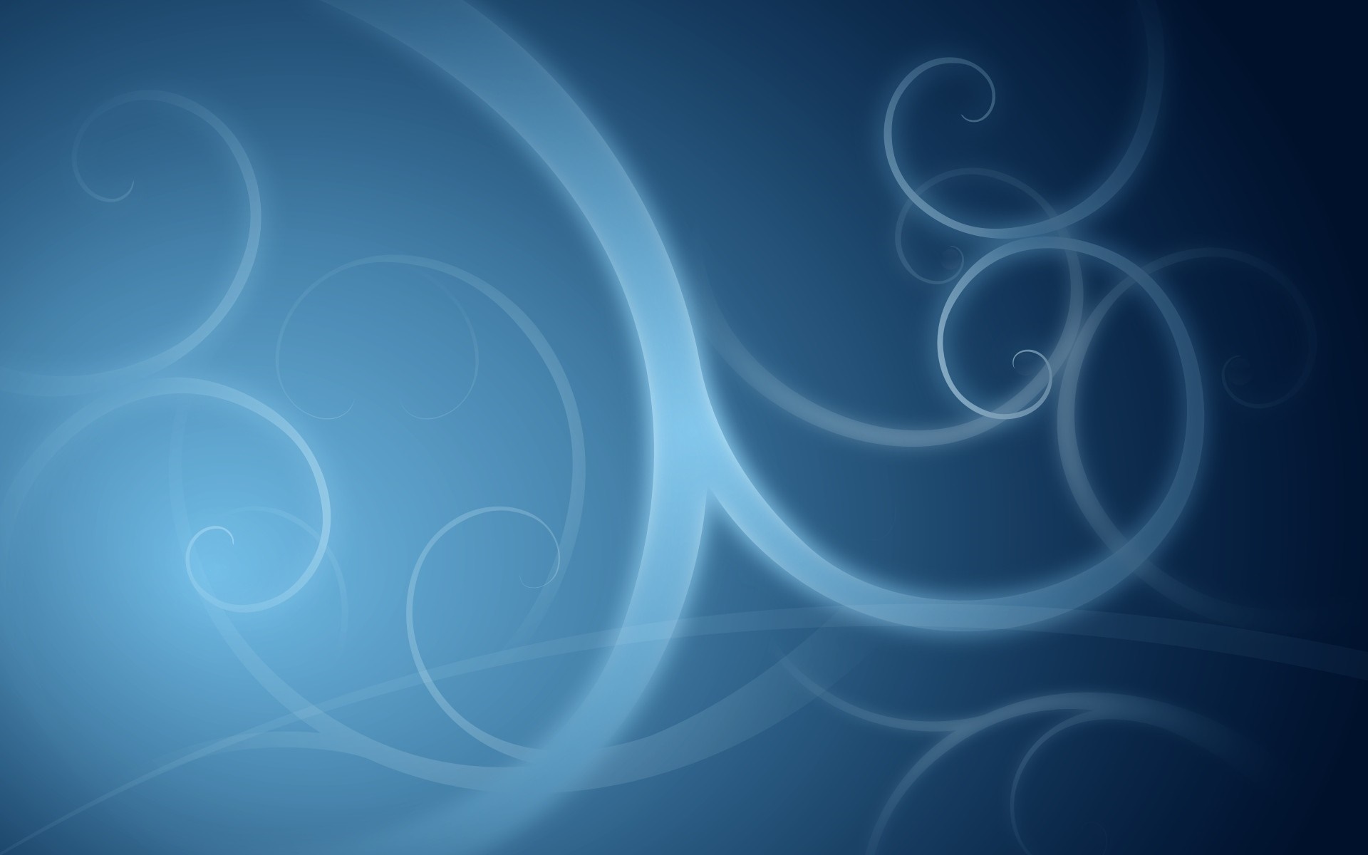 Abstract blue swirls and lines HD Wallpaper