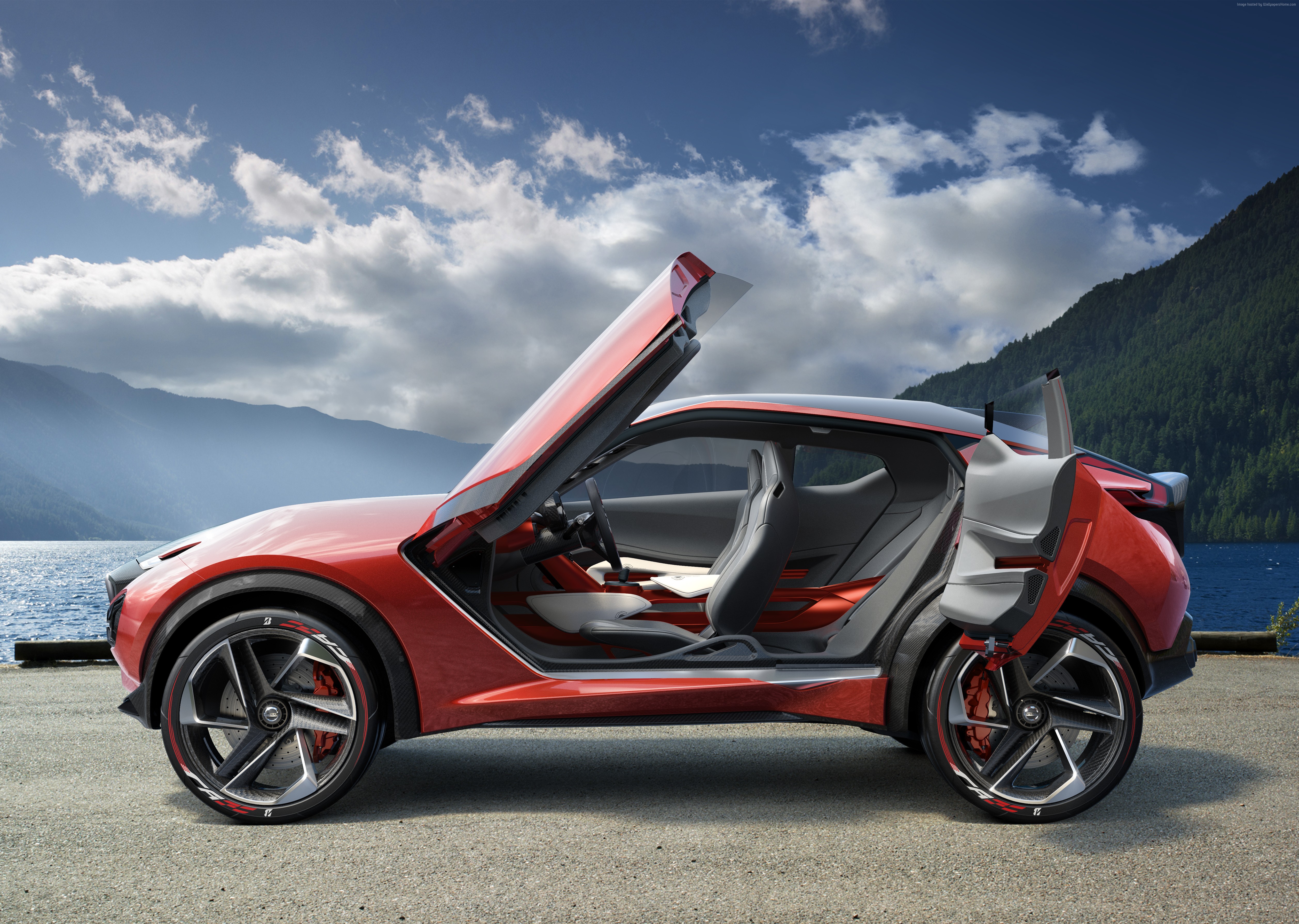 Nissan Gripz concept car with doors open HD Wallpaper