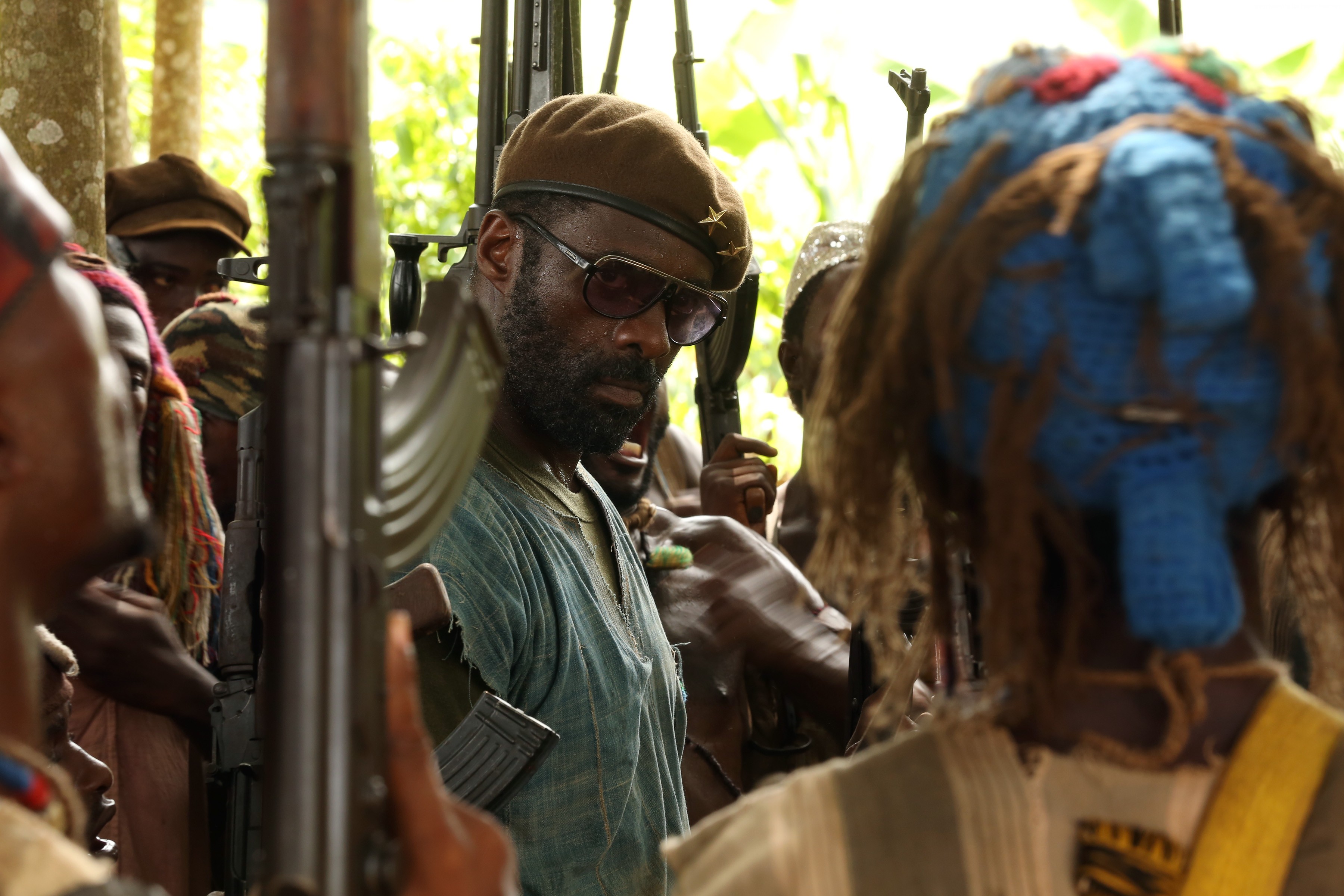 Agu and Commandant from Beasts of No Nation HD Wallpaper