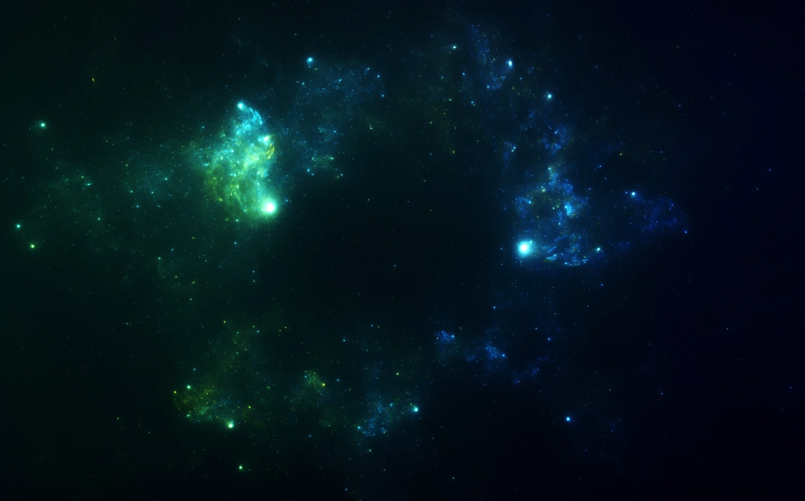 Nebula and stars in deep space HD Wallpaper