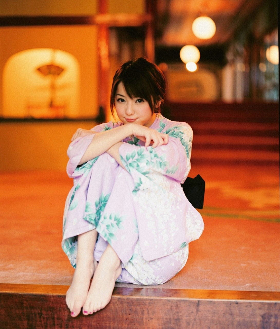 Sasaki Nozomi in a Yukata HD Wallpaper