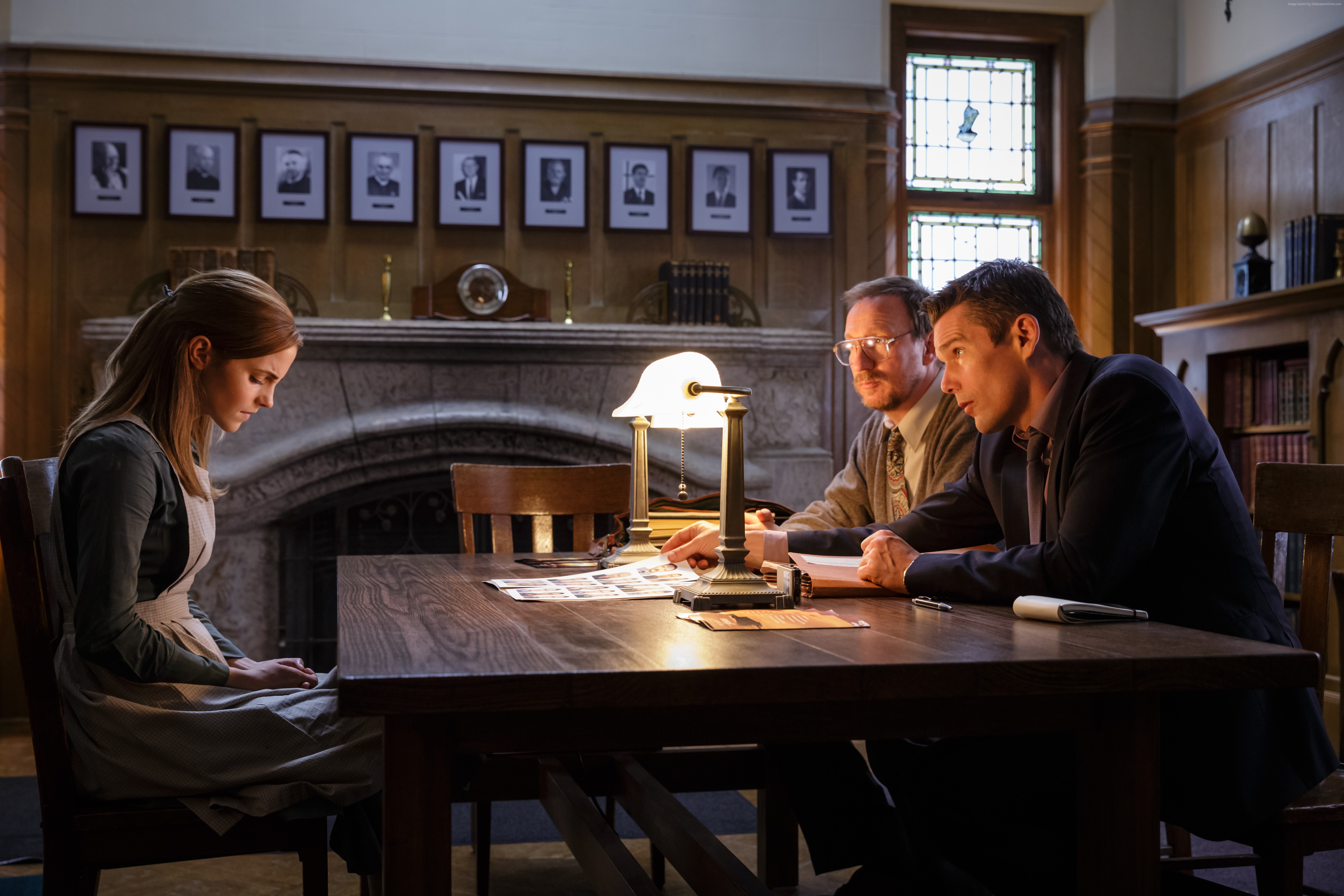 Emma Watson and Ethan Hawke in Regression HD Wallpaper