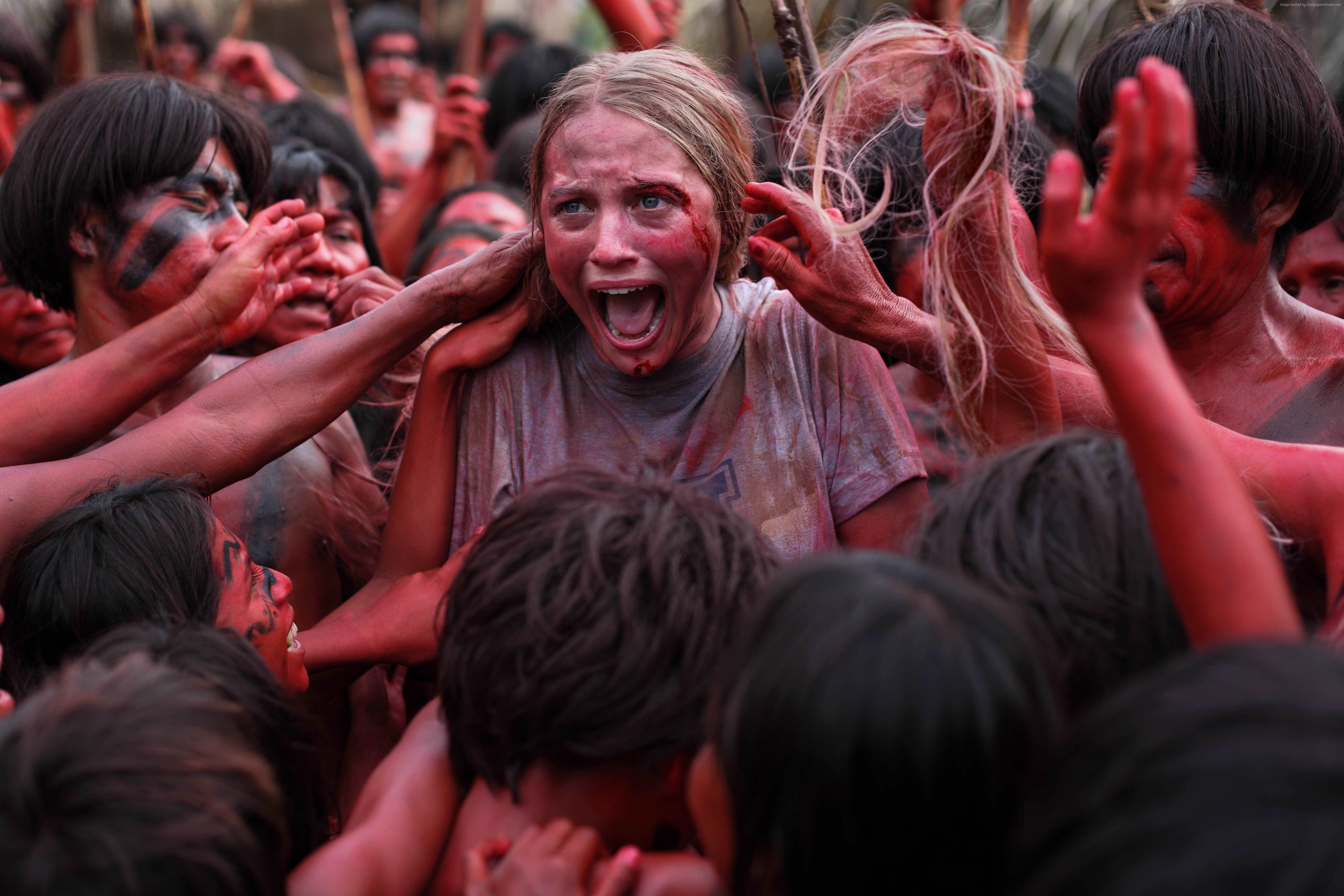 The Green Inferno: Cannibal Attack Scene HD Wallpaper