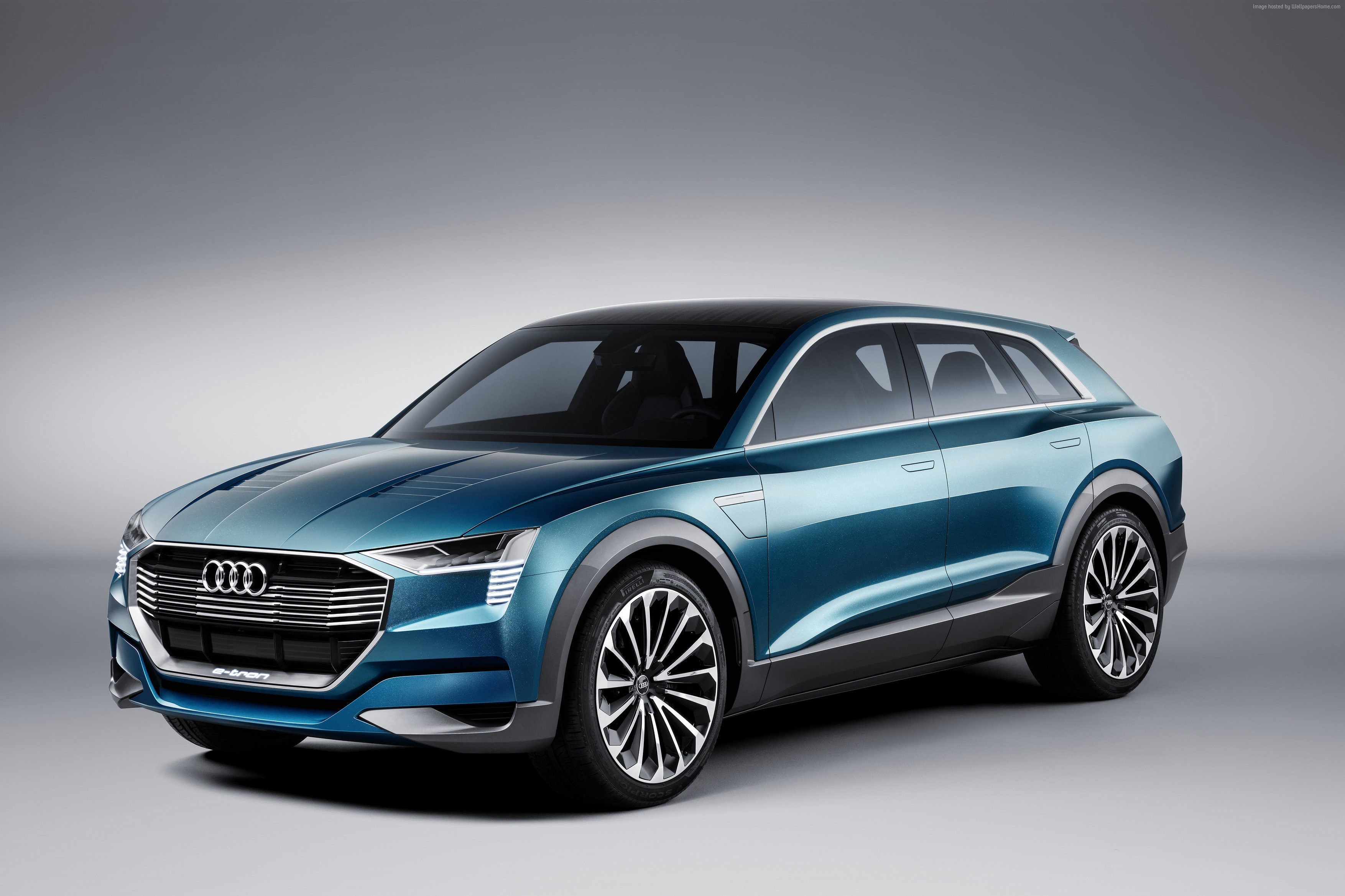 Audi e-tron quattro concept SUV HD Wallpaper