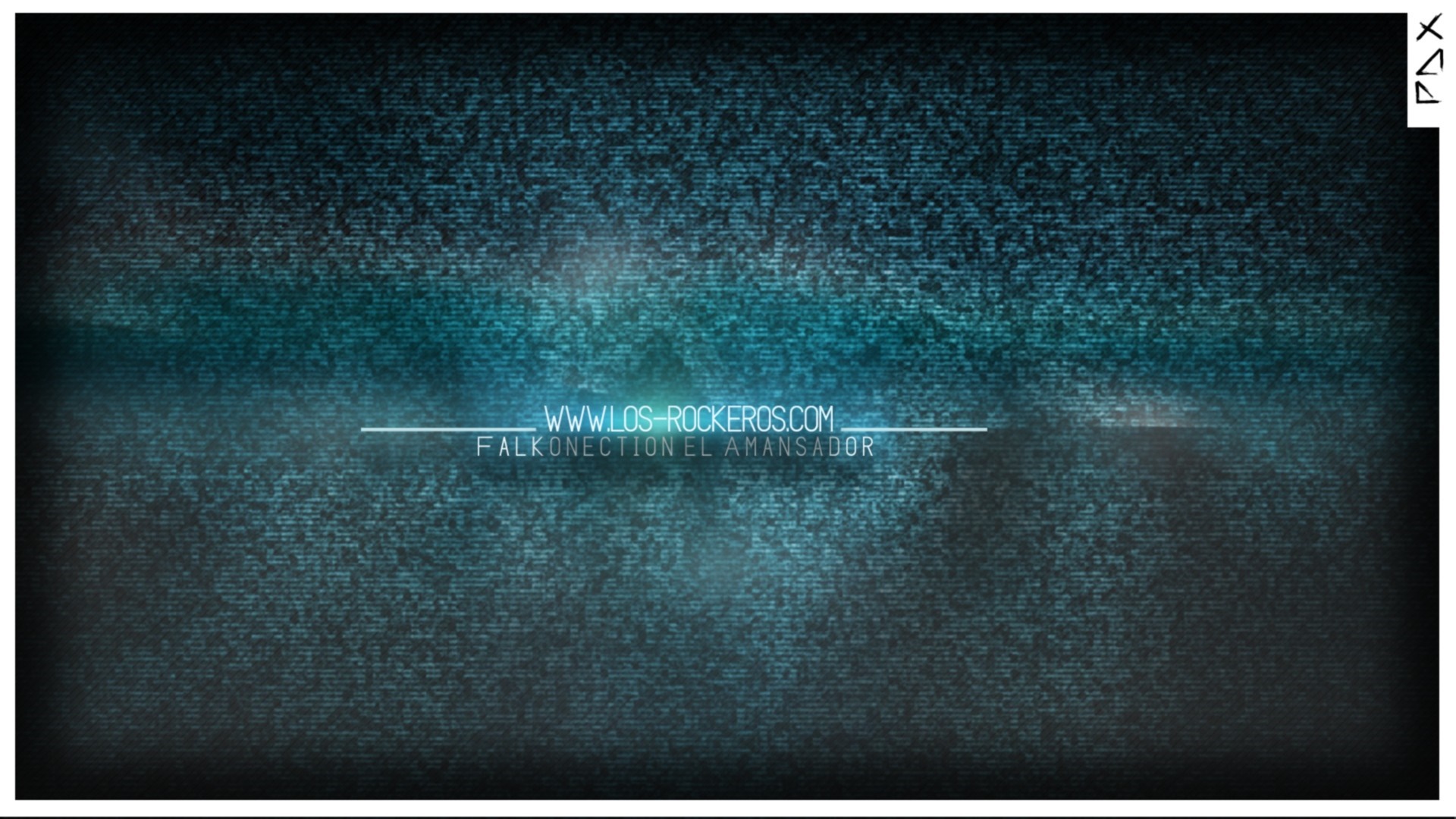 Los Rockeros website and slogan on digital background HD Wallpaper
