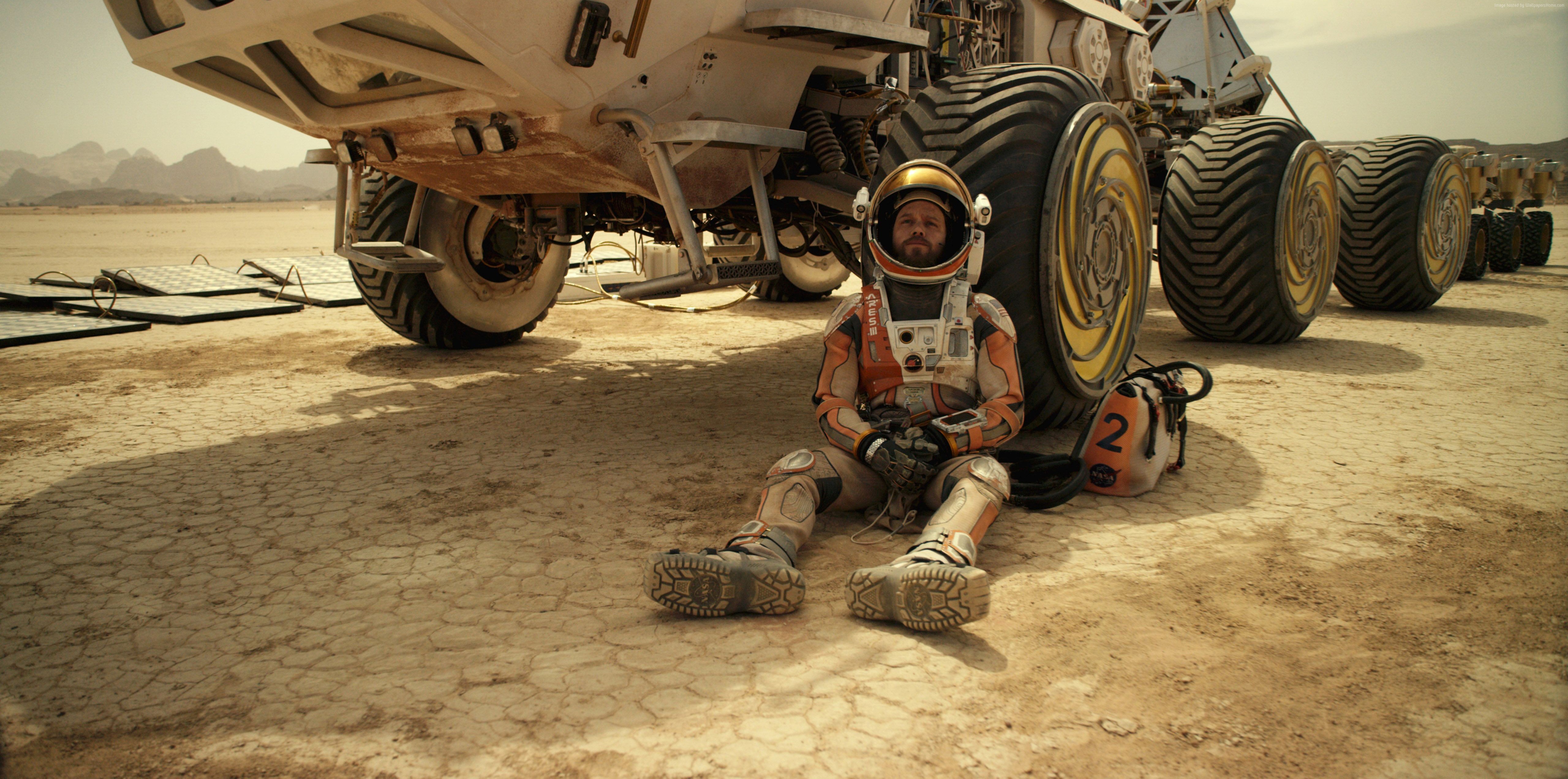 Matt Damon as Astronaut in The Martian HD Wallpaper