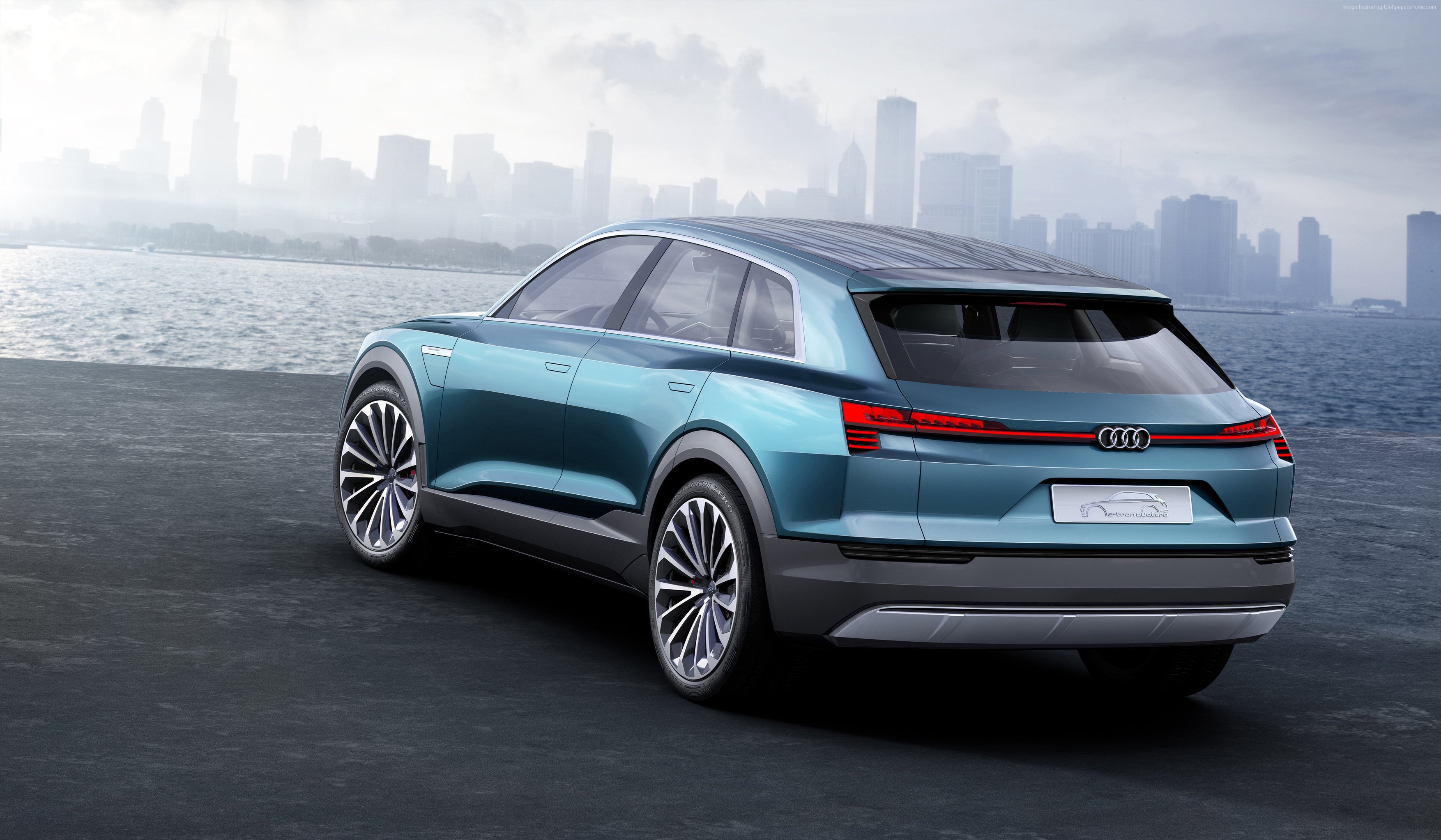Audi e-tron quattro concept SUV HD Wallpaper