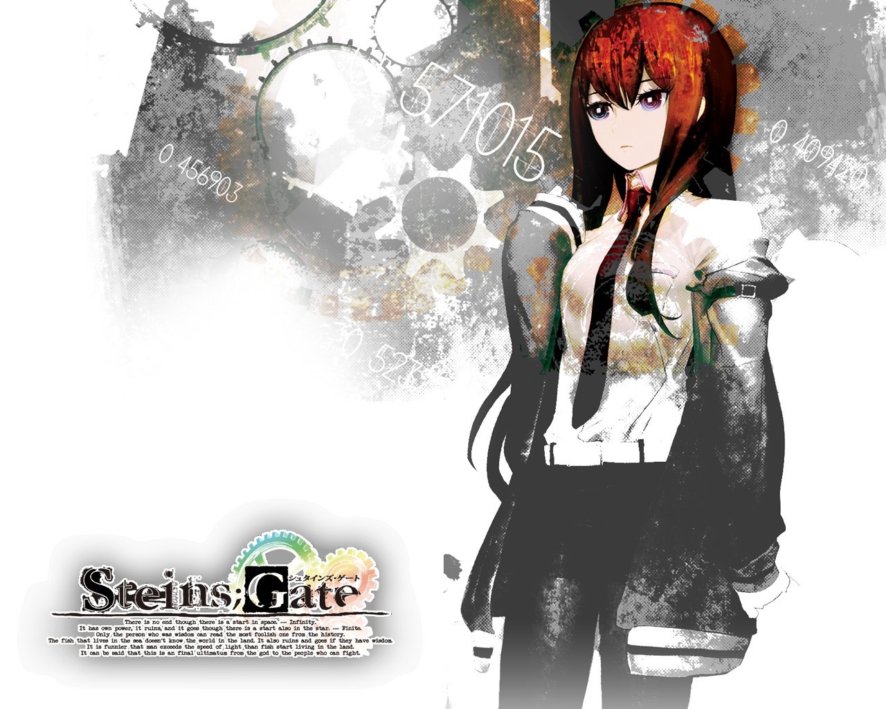 Makise Kurisu from Steins;Gate HD Wallpaper