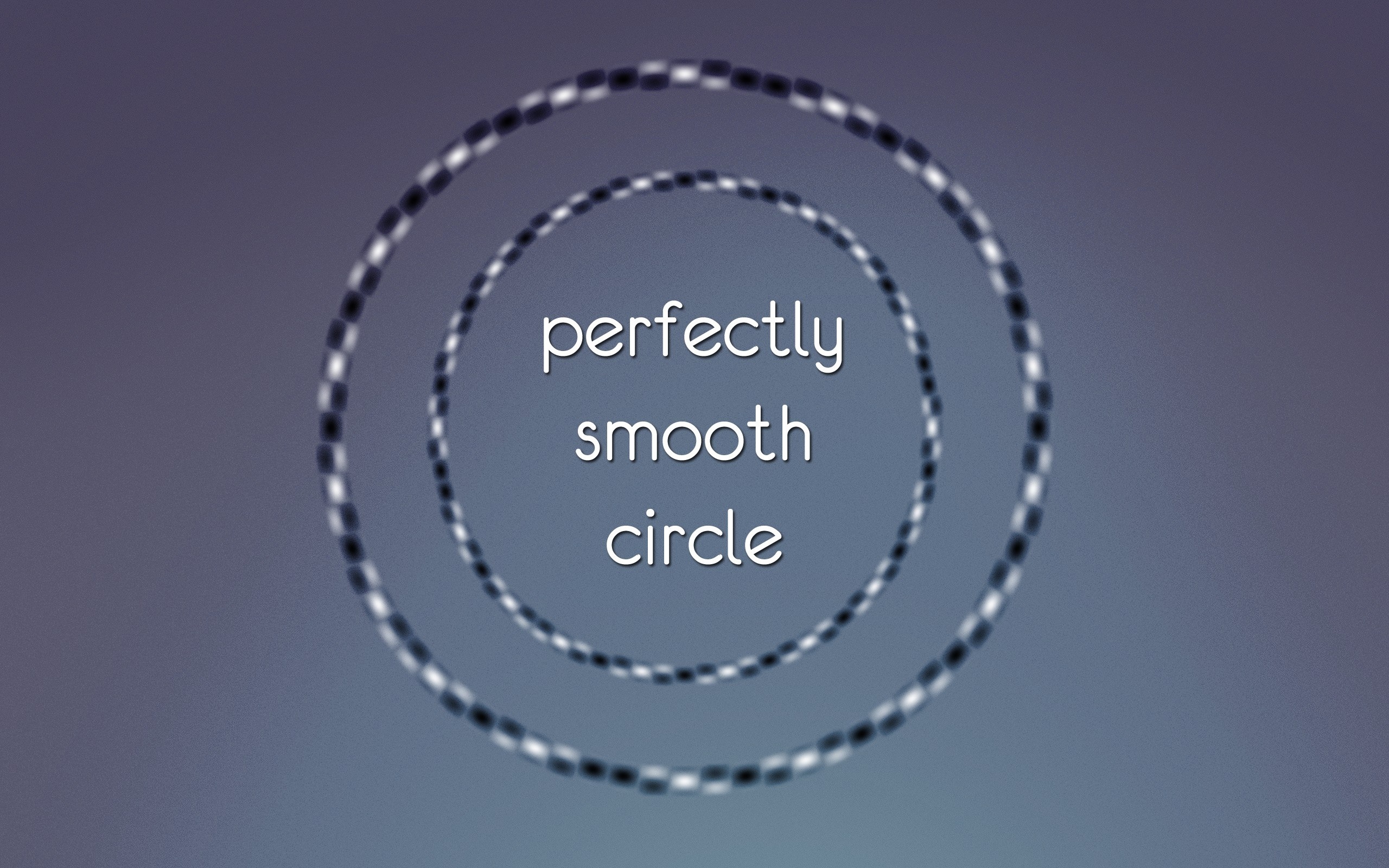 Perfectly smooth circle text on abstract background HD Wallpaper