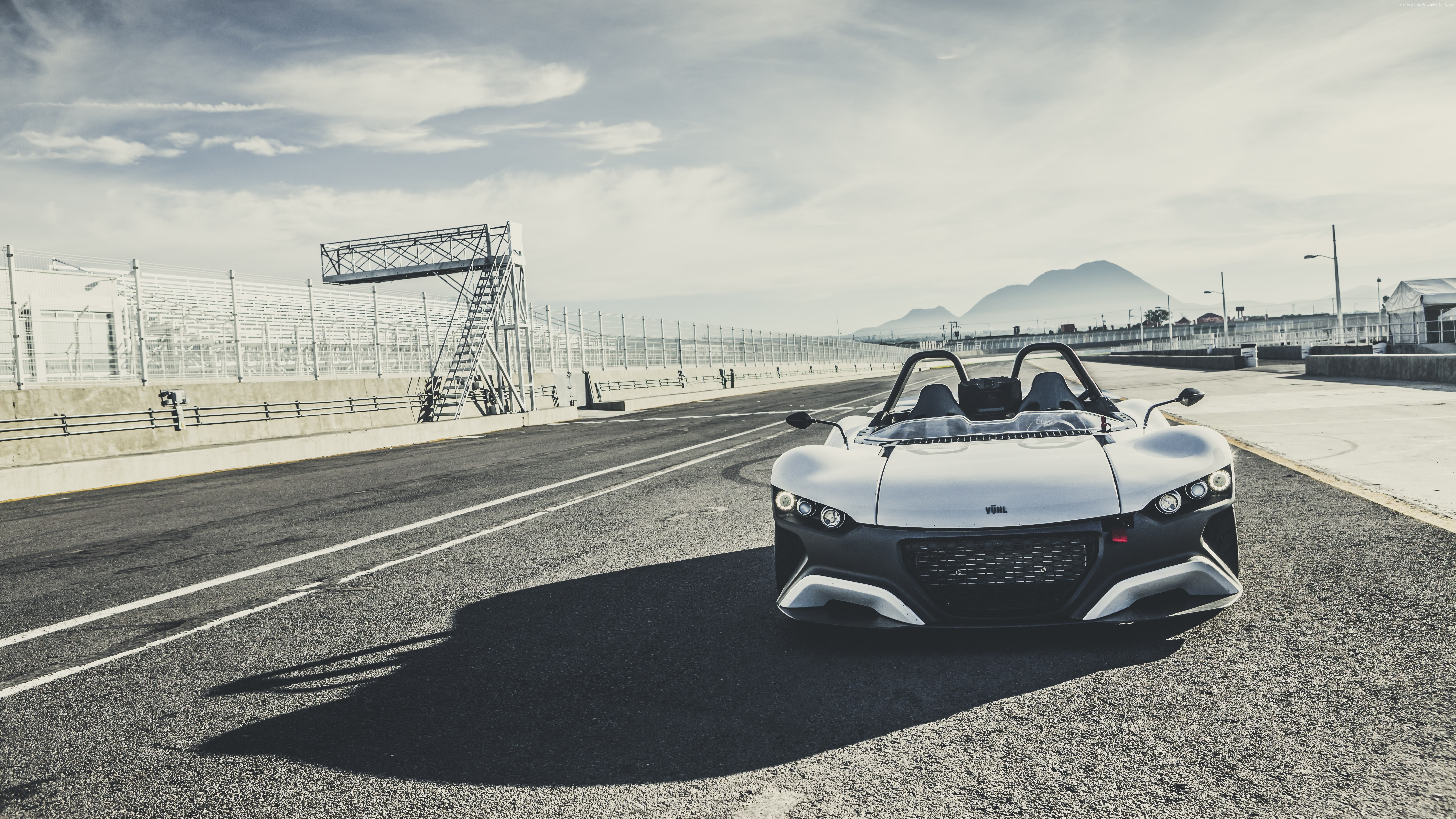 VUHL 05 sports car on a race track HD Wallpaper