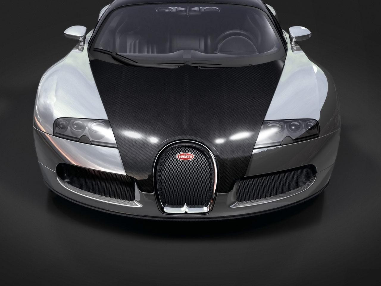 Bugatti Veyron sports car front view HD Wallpaper
