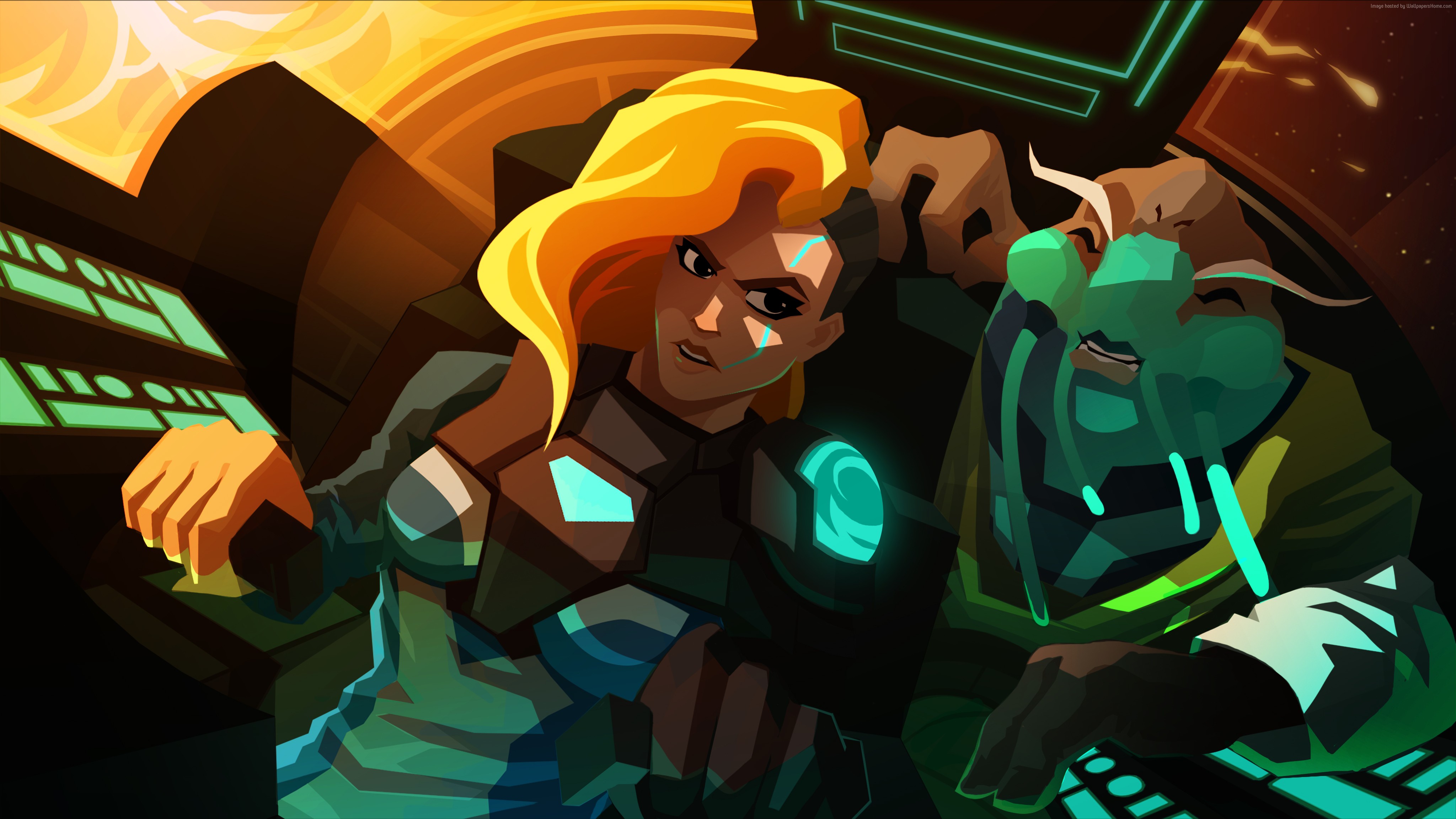 Lana and Kai from Velocity 2X HD Wallpaper