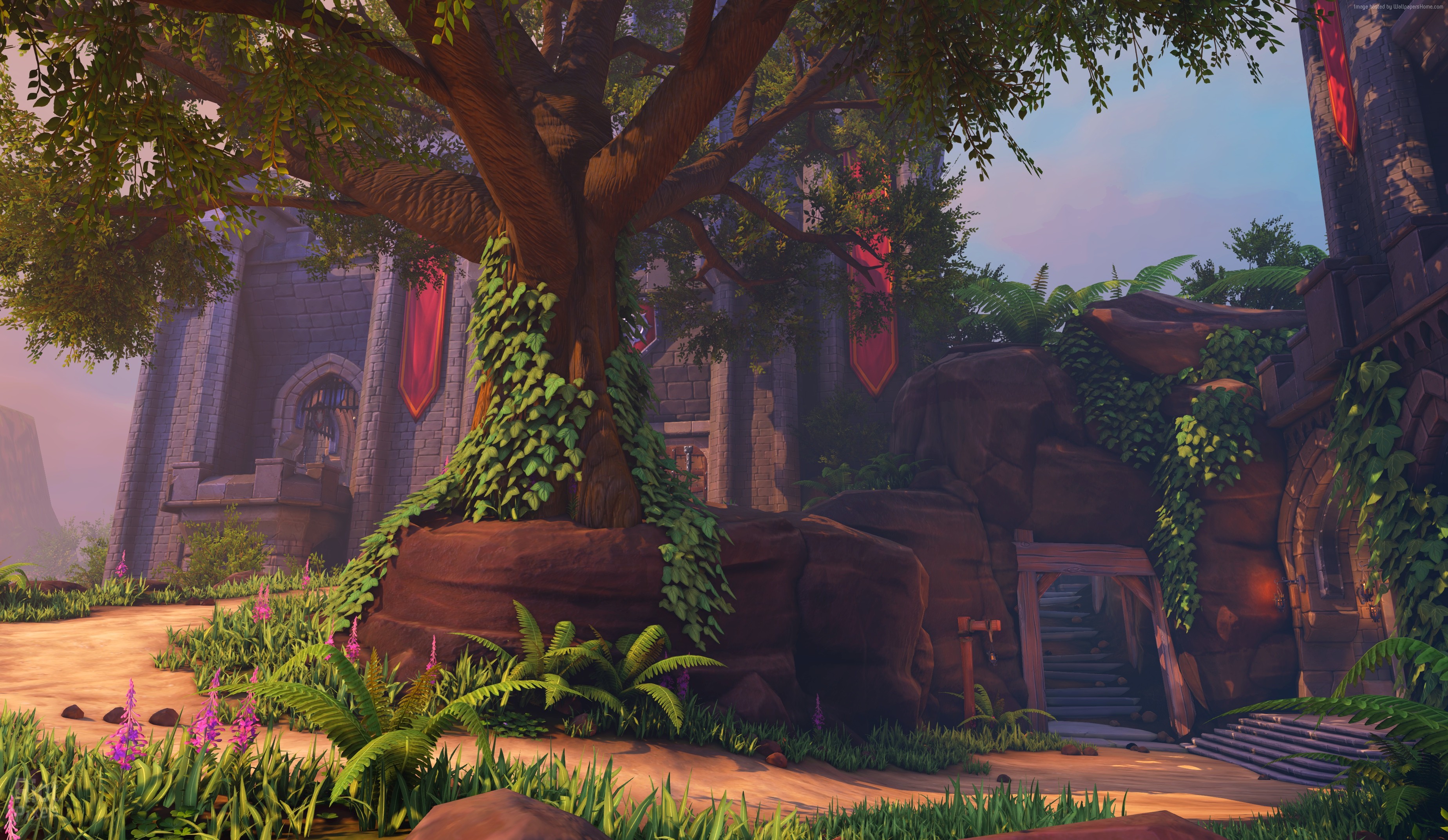 Orcs Must Die! Unchained castle entrance HD Wallpaper