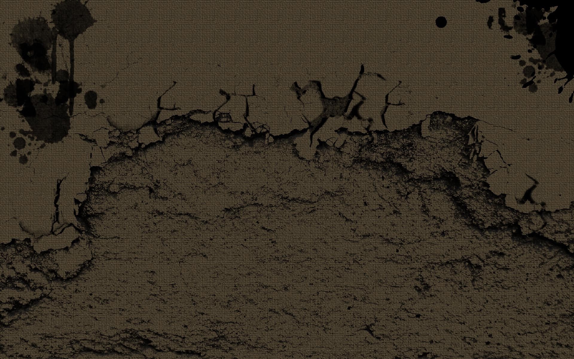 Cracked wall texture with dark splatters HD Wallpaper