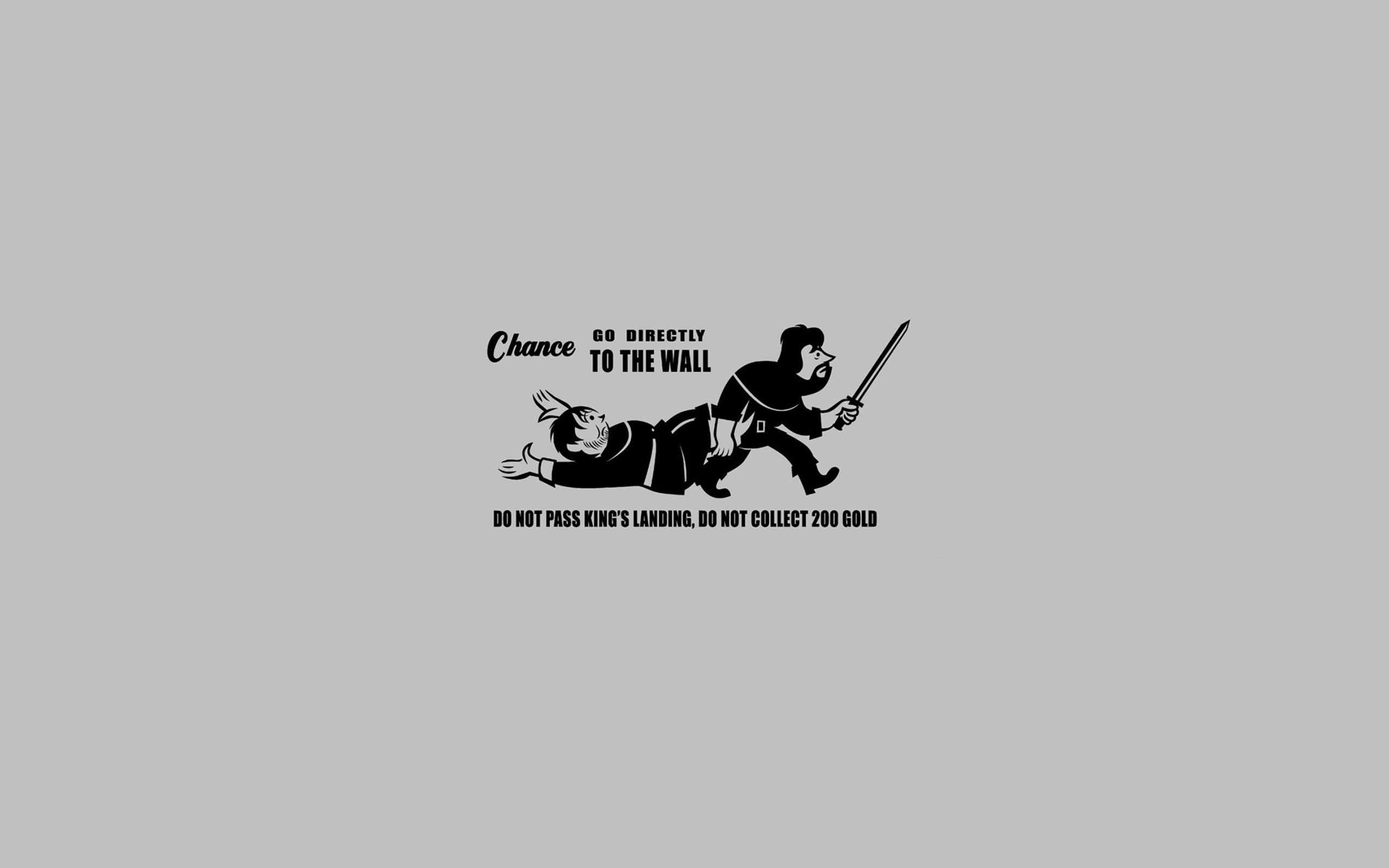 Chance Go Directly To The Wall Game of Thrones HD Wallpaper