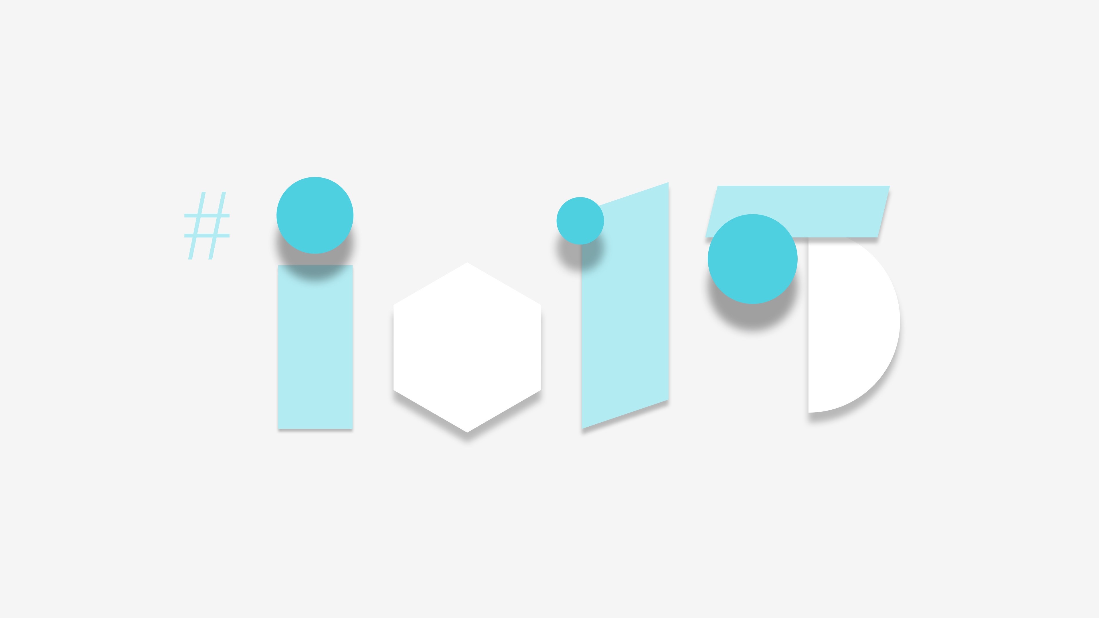 Google IO 2015 logo with geometric shapes HD Wallpaper