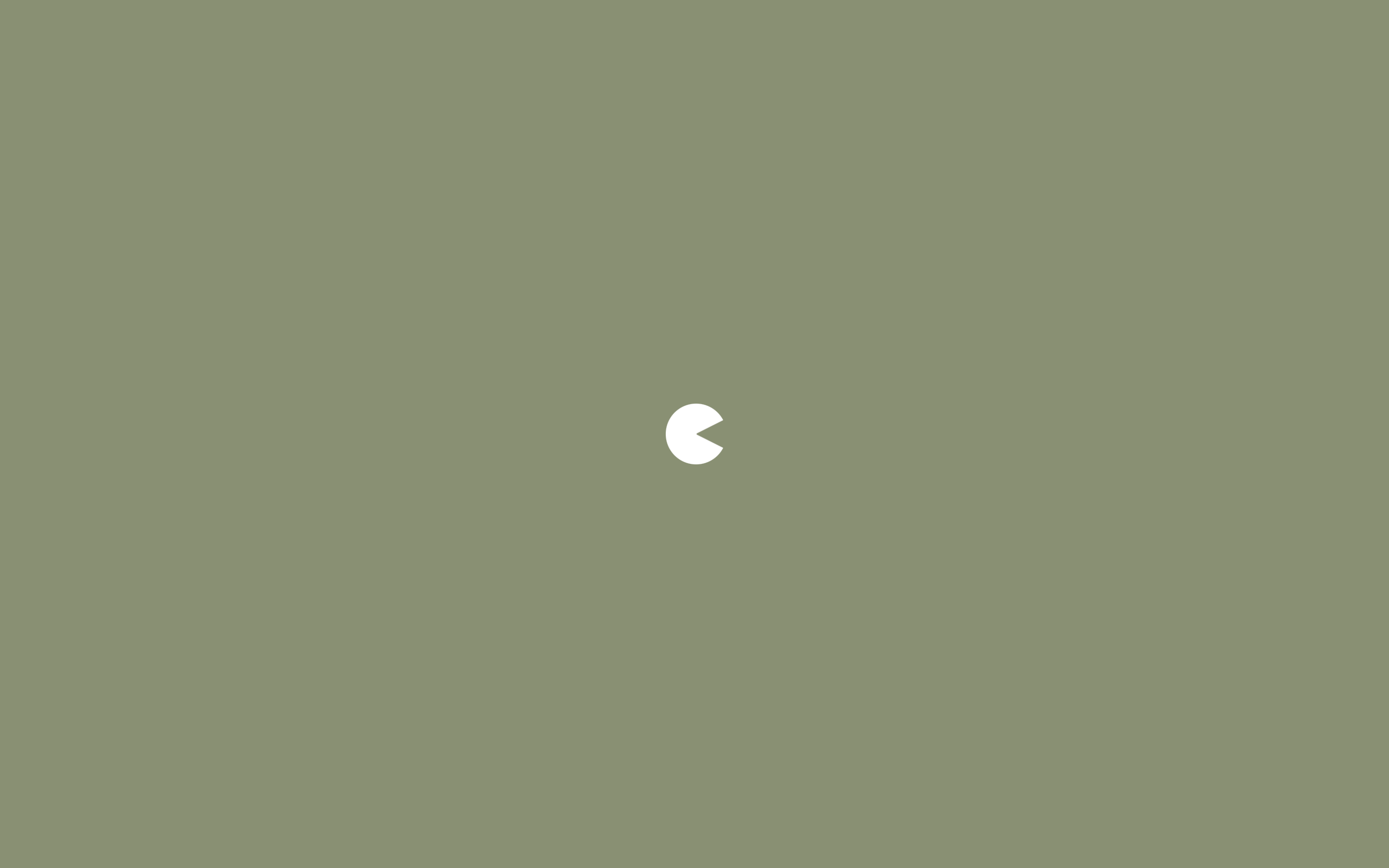 Pac-Man logo on a green background HD Wallpaper