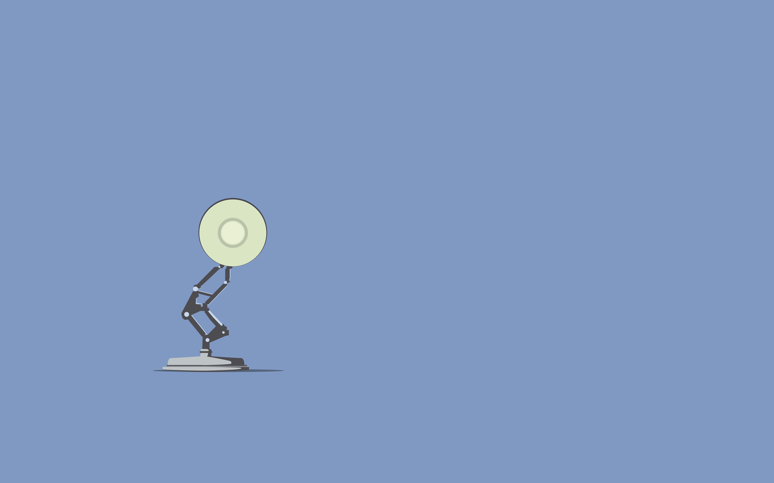 Luxo Jr. lamp from Pixar Animation Studios HD Wallpaper