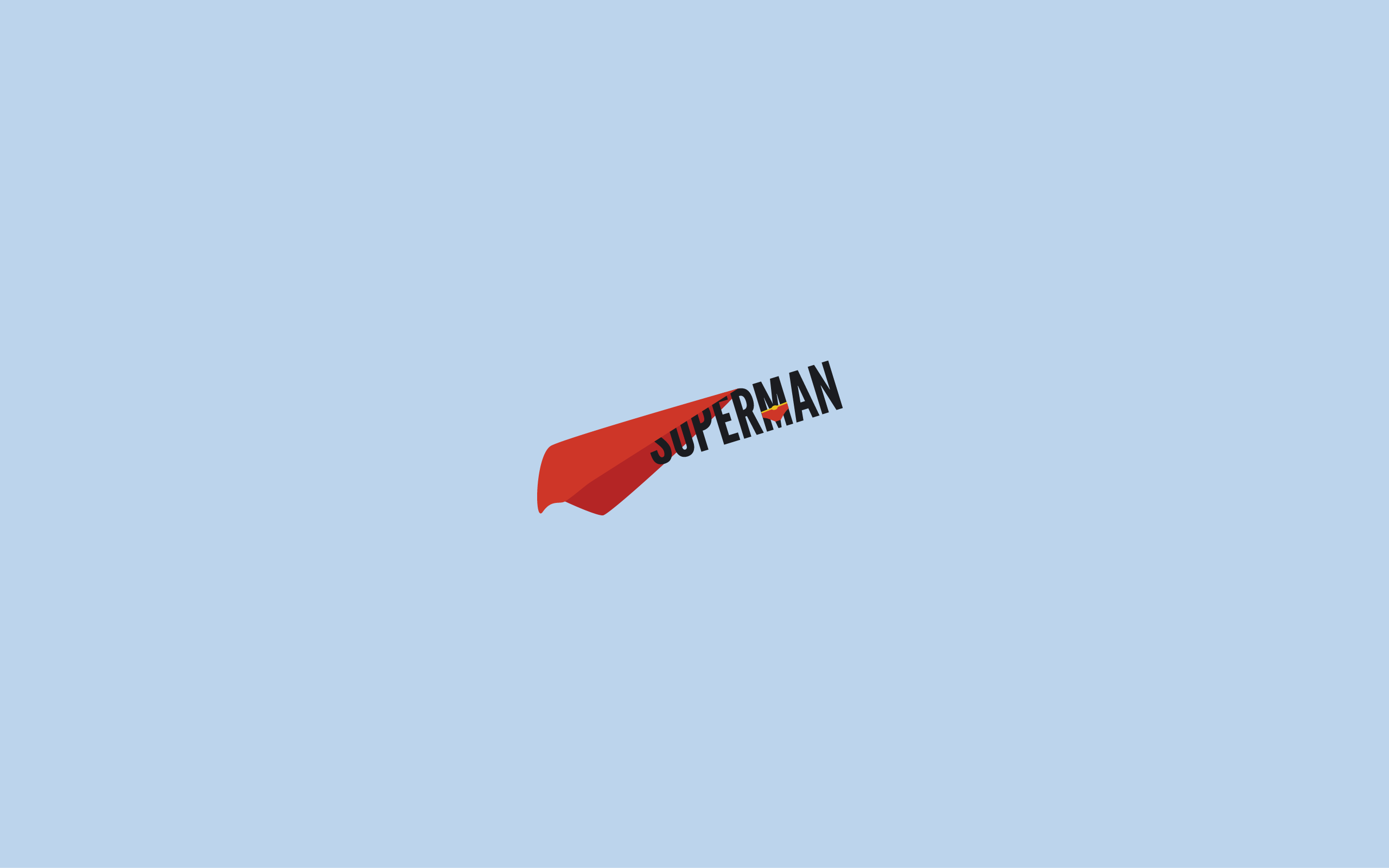 Superman cape with text HD Wallpaper