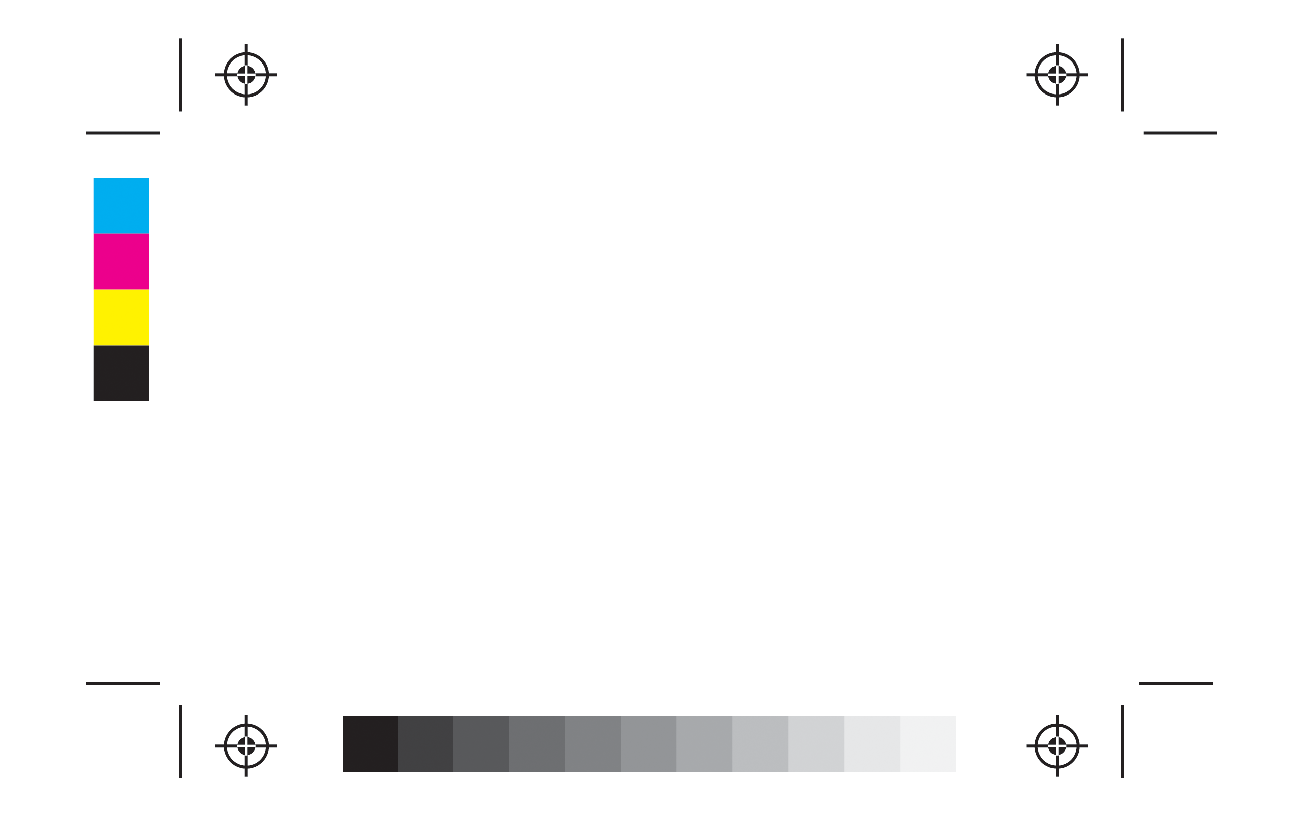 Printing calibration marks and color bars HD Wallpaper