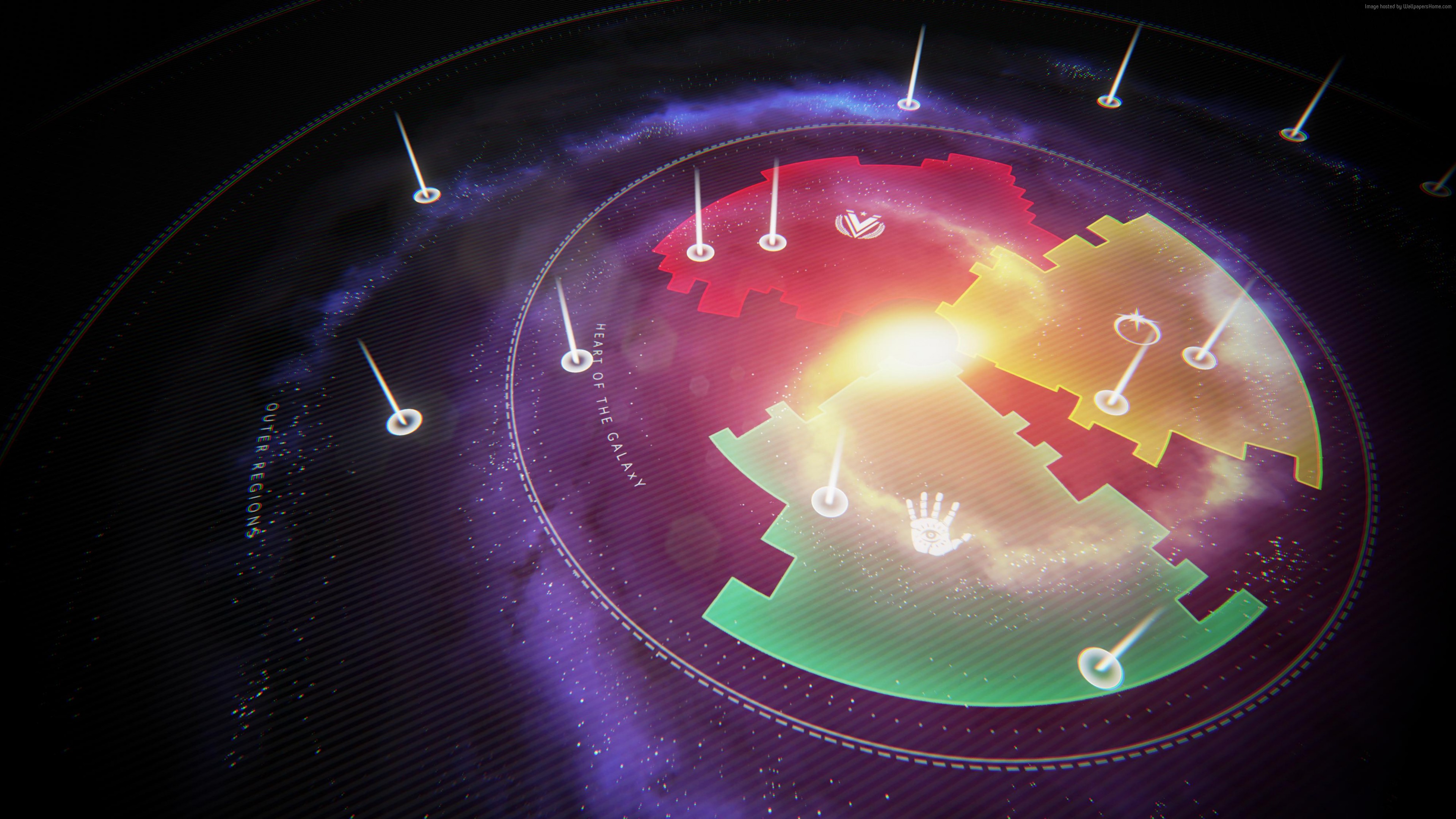 Starfall Tactics Galaxy Map HD Wallpaper