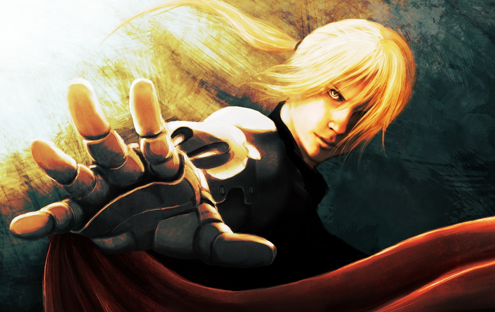 Edward Elric from Full Metal Alchemist reaching out HD Wallpaper