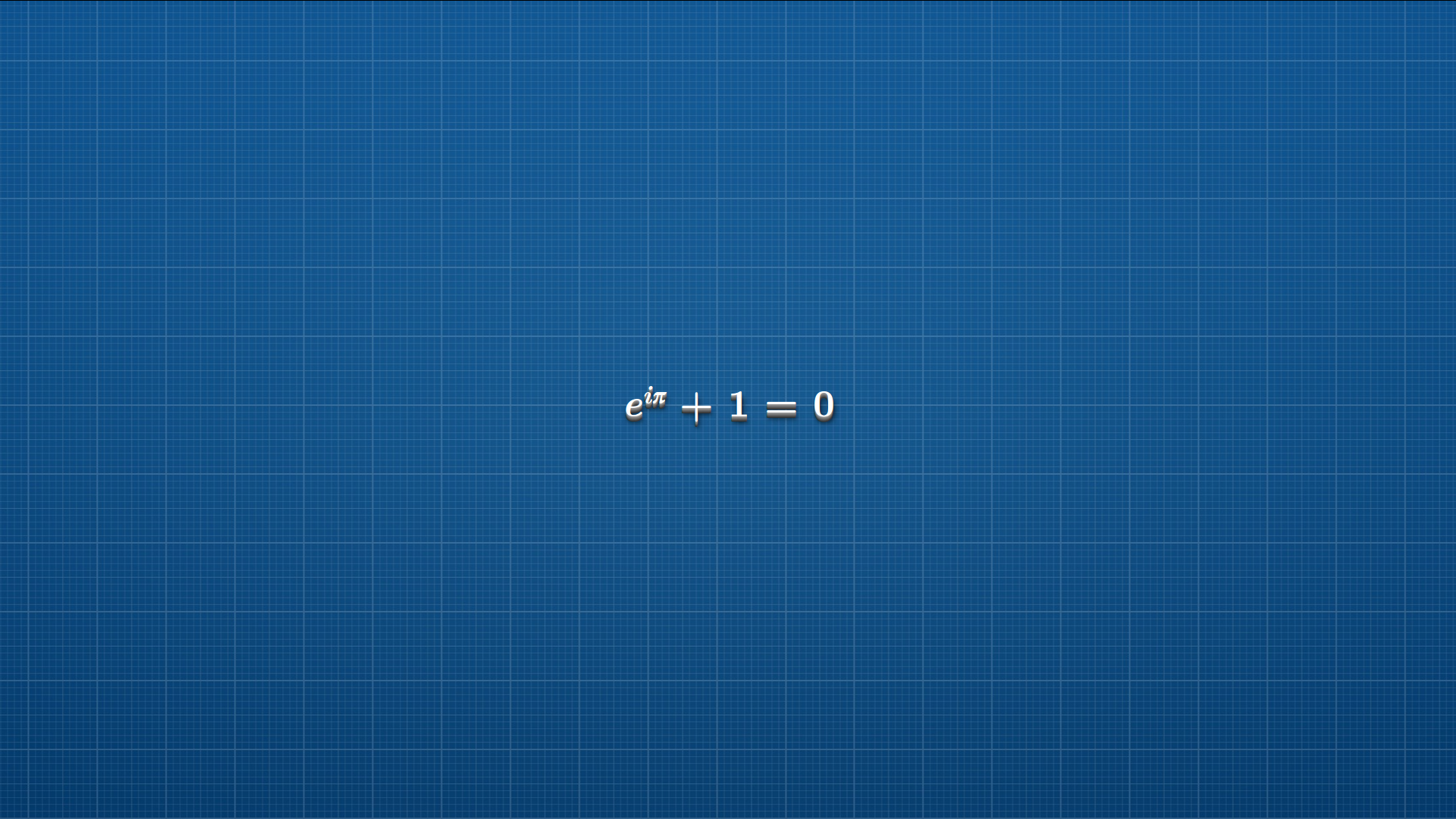Euler's Identity equation on blueprint background HD Wallpaper