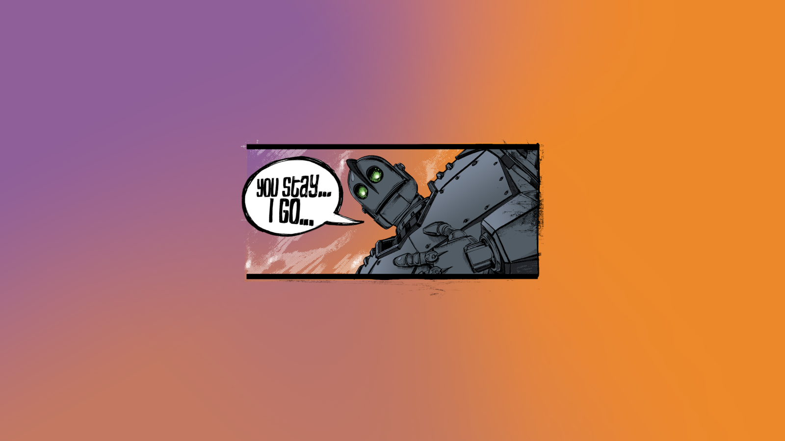 The Iron Giant from The Iron Giant comic HD Wallpaper