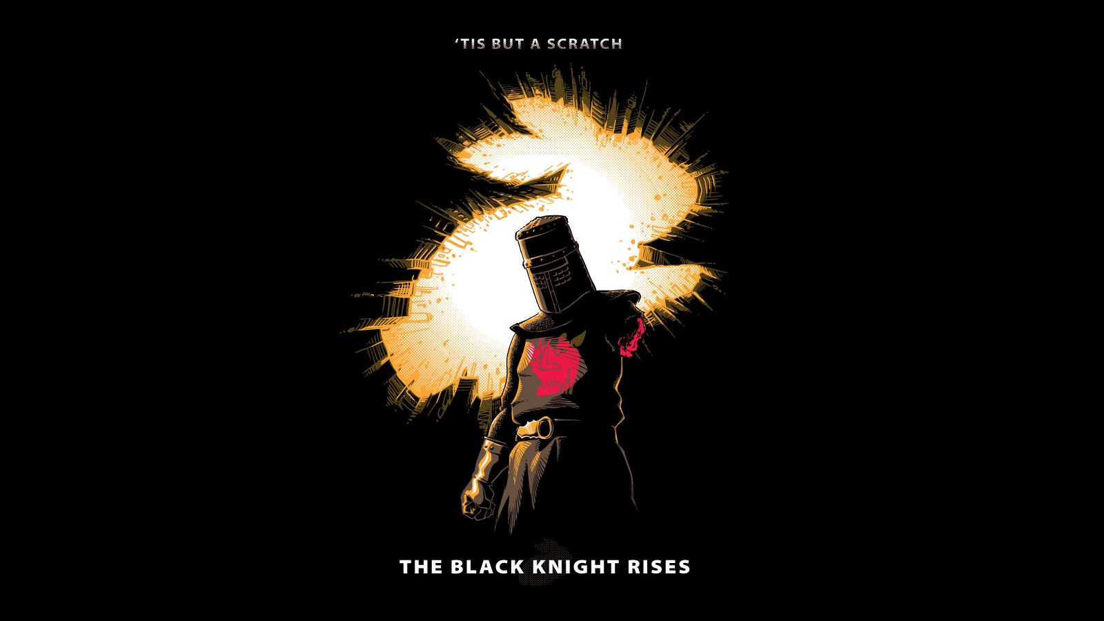 The Black Knight Rises from Monty Python HD Wallpaper
