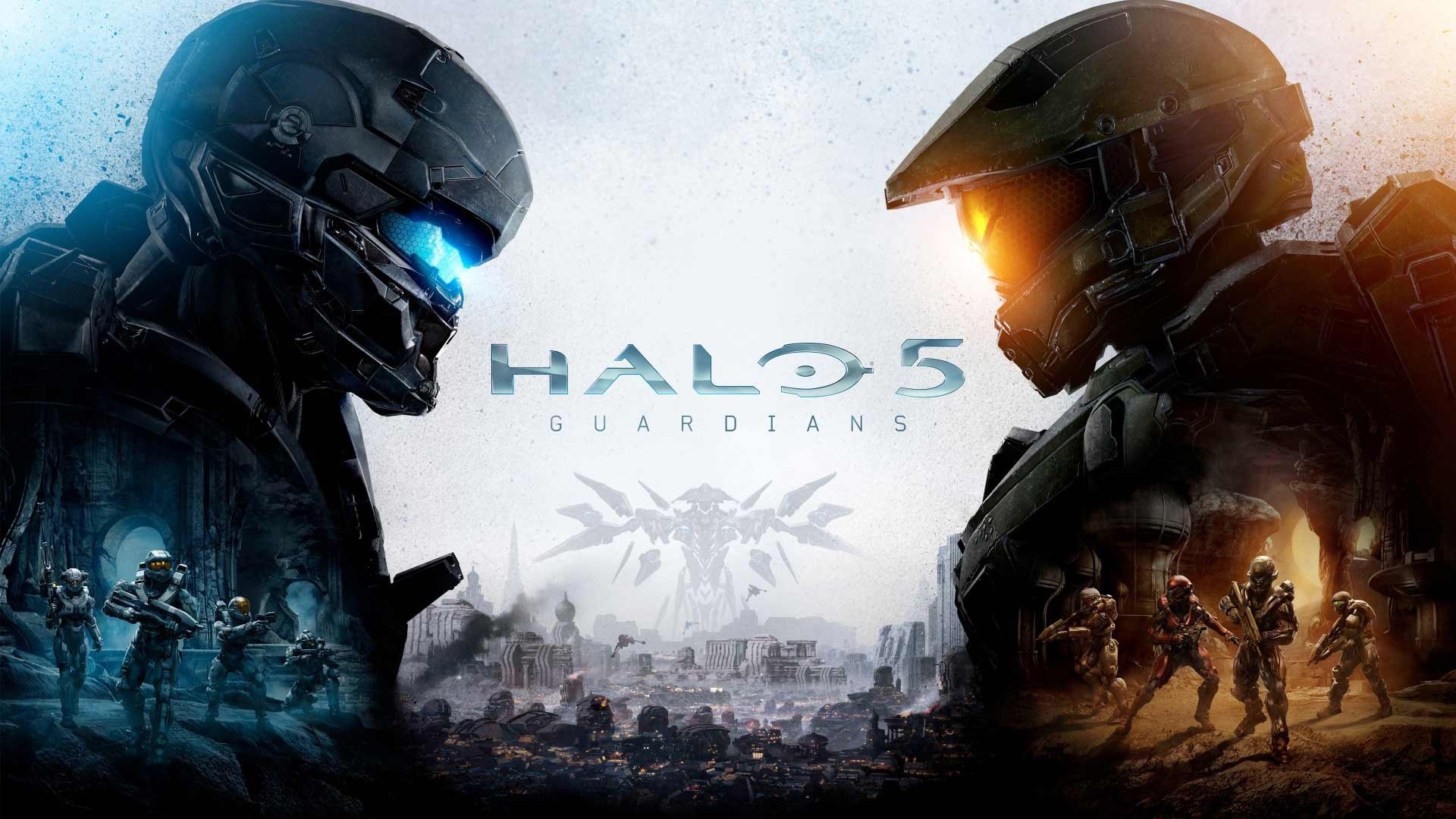 Halo 5 Guardians video game poster HD Wallpaper