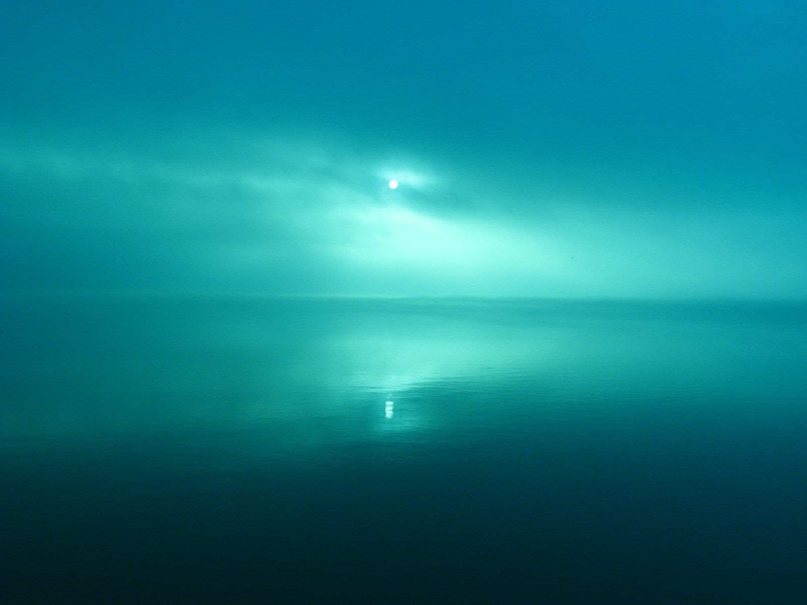 Sunlight reflecting on the ocean HD Wallpaper