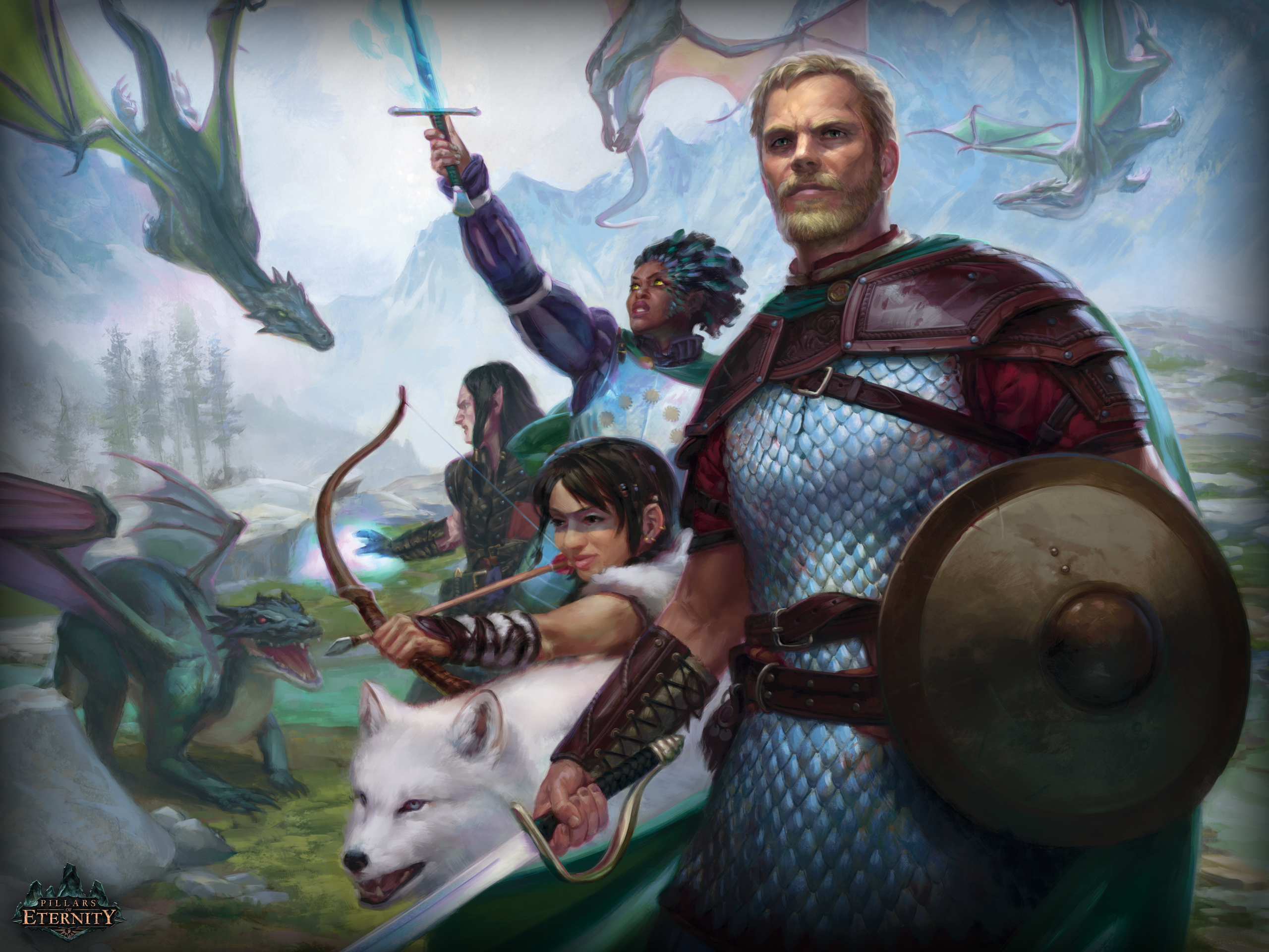 Pillars of Eternity RPG screenshot HD Wallpaper