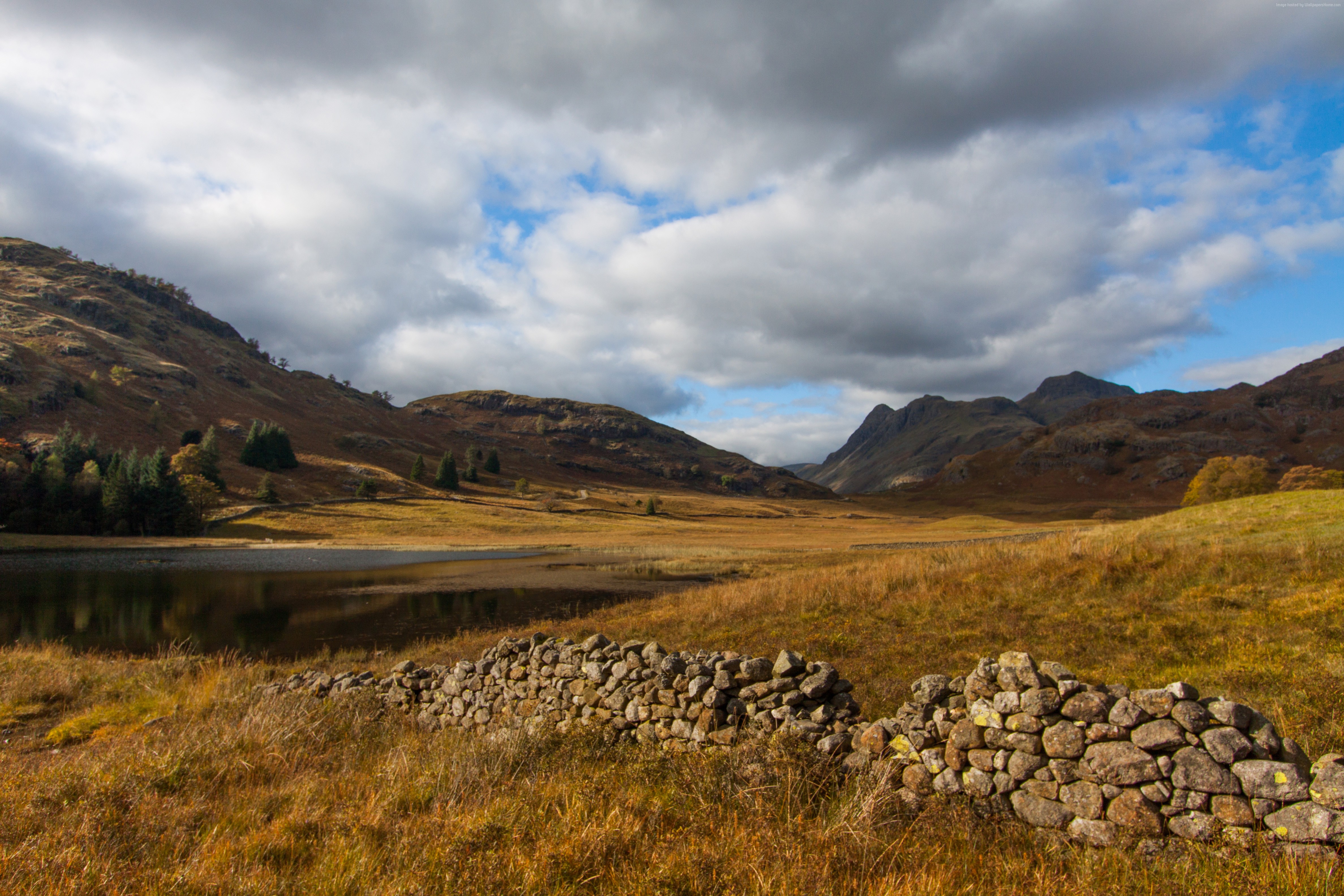 Blea Tarn, Lake District, Cumbria, England HD Wallpaper