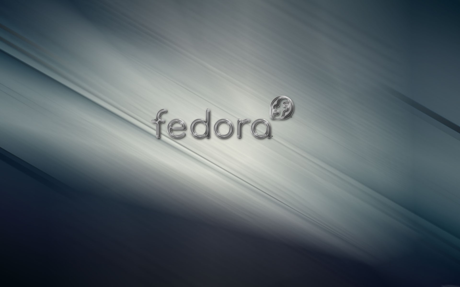 Fedora logo with abstract background HD Wallpaper